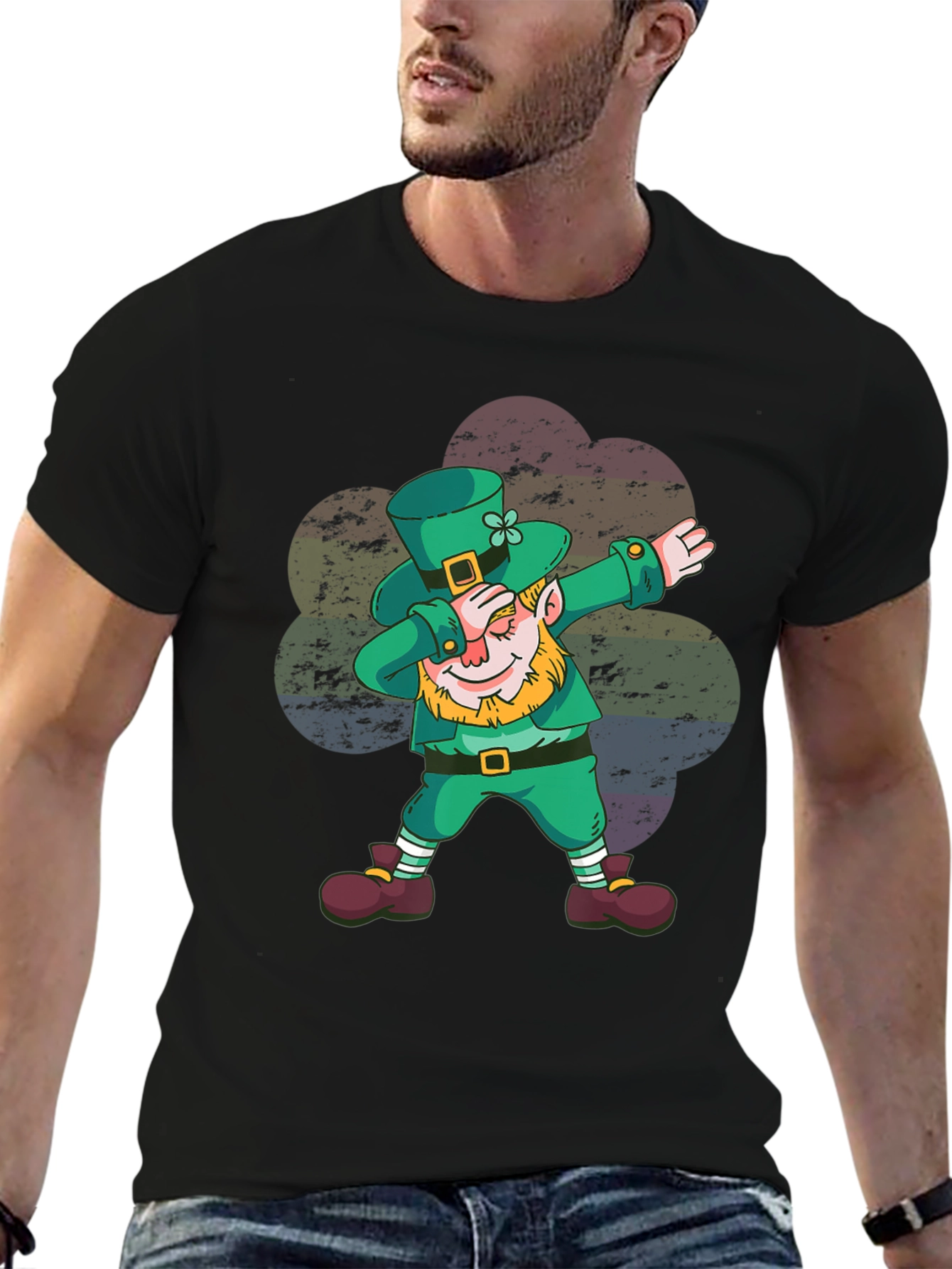 Dabbing Leprechaun St. Patricks Day T-Shirt