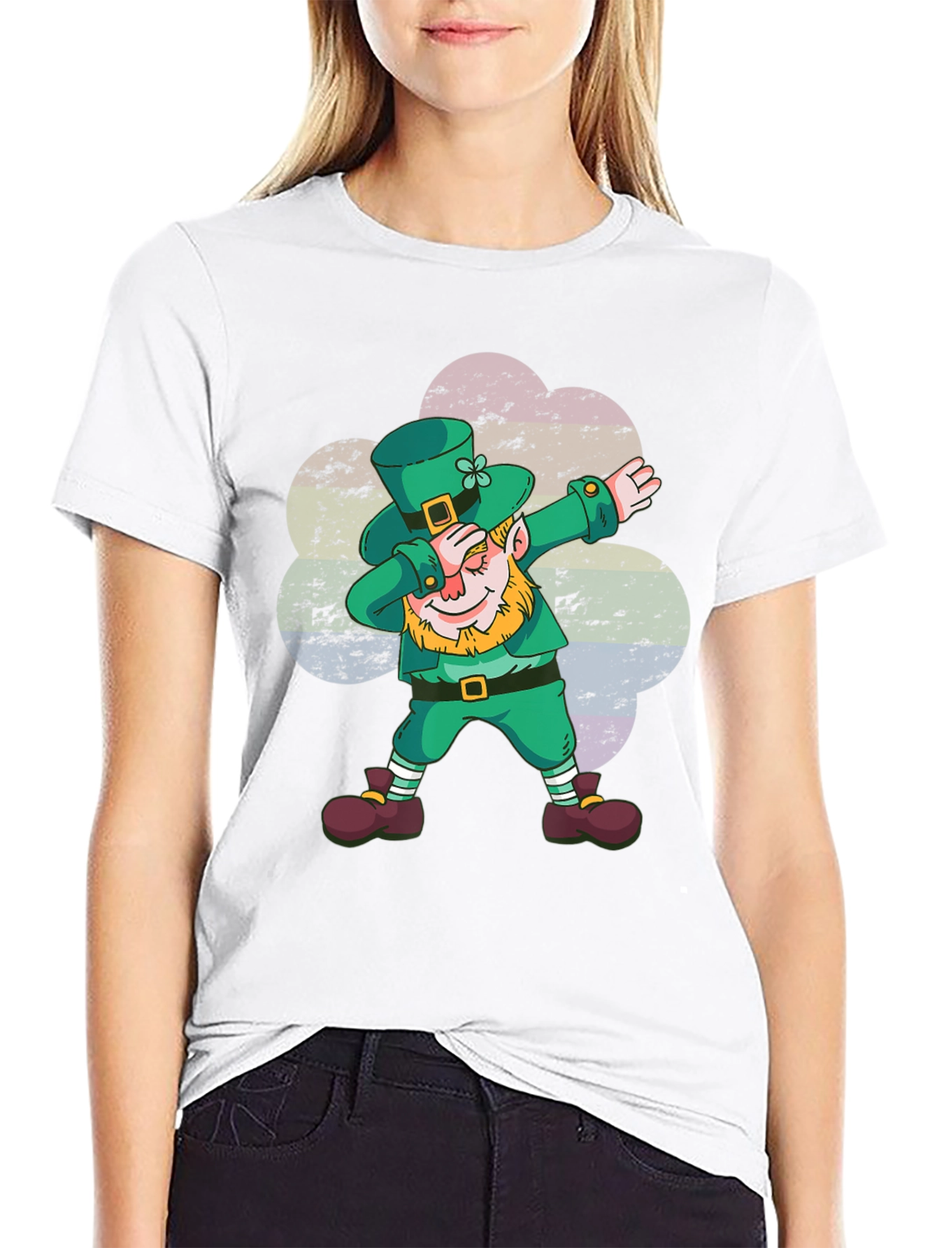 Dabbing Leprechaun St. Patricks Day T-Shirt