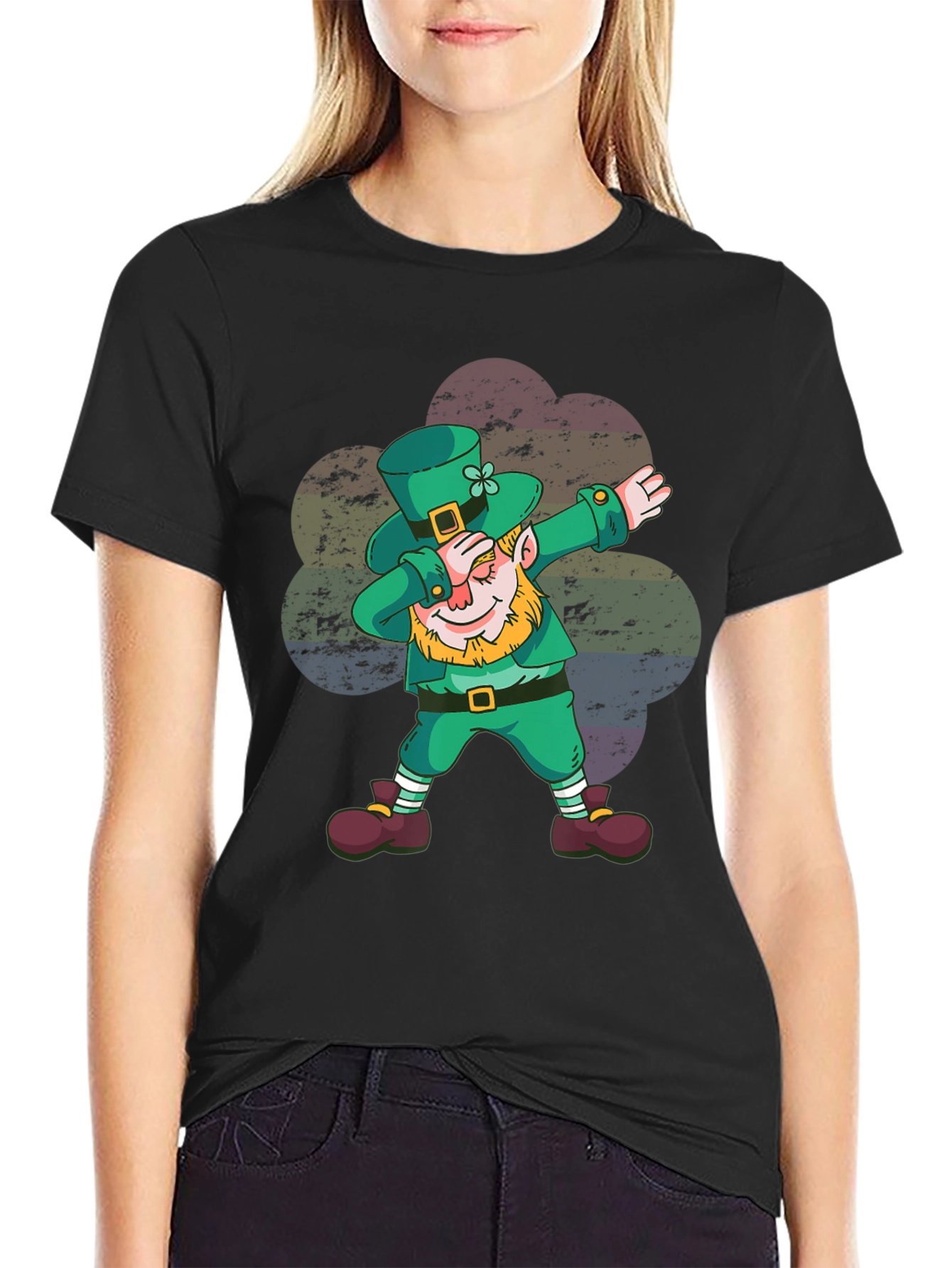 Dabbing Leprechaun St. Patricks Day T-Shirt