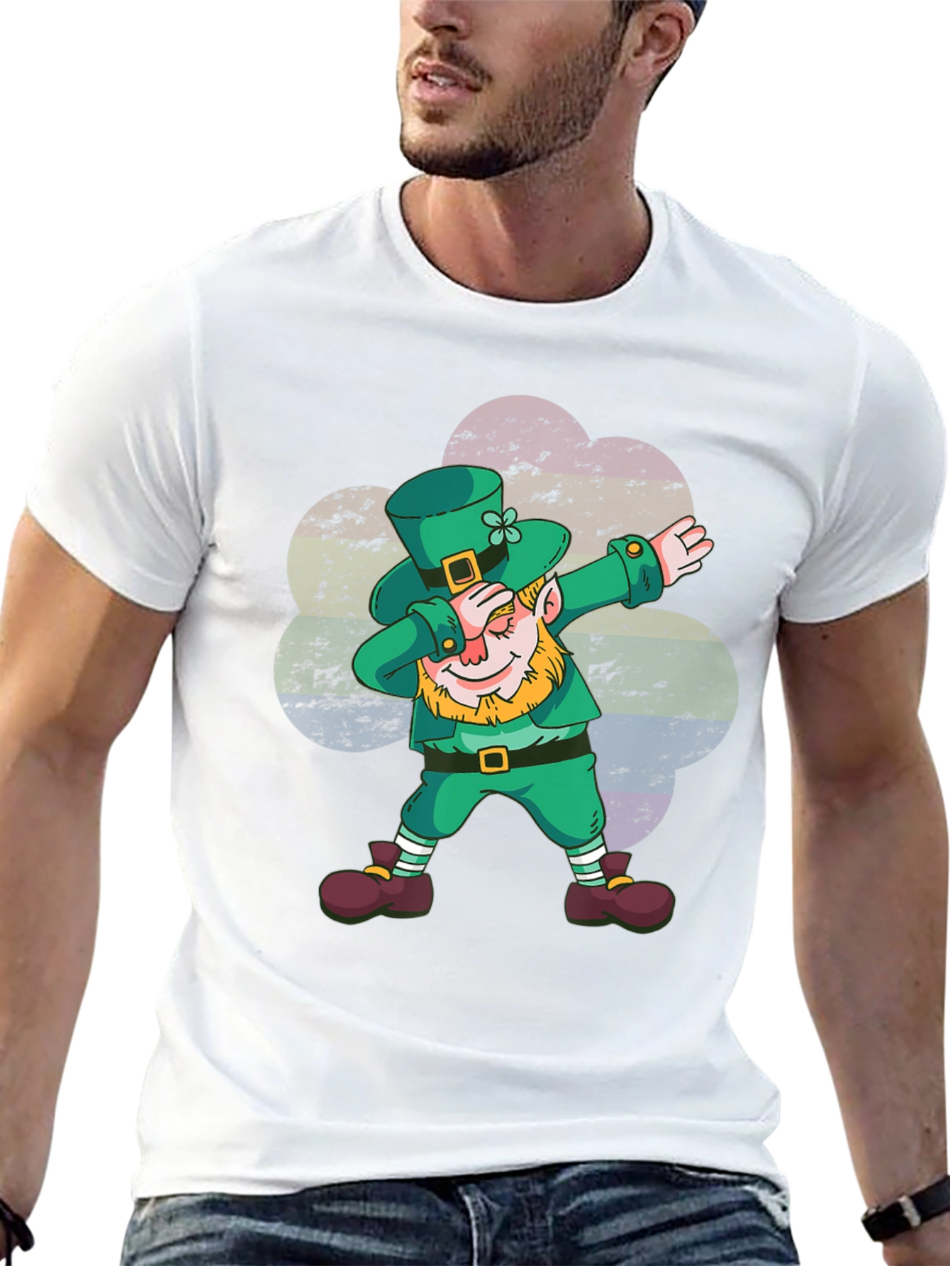 Dabbing Leprechaun St. Patricks Day T-Shirt