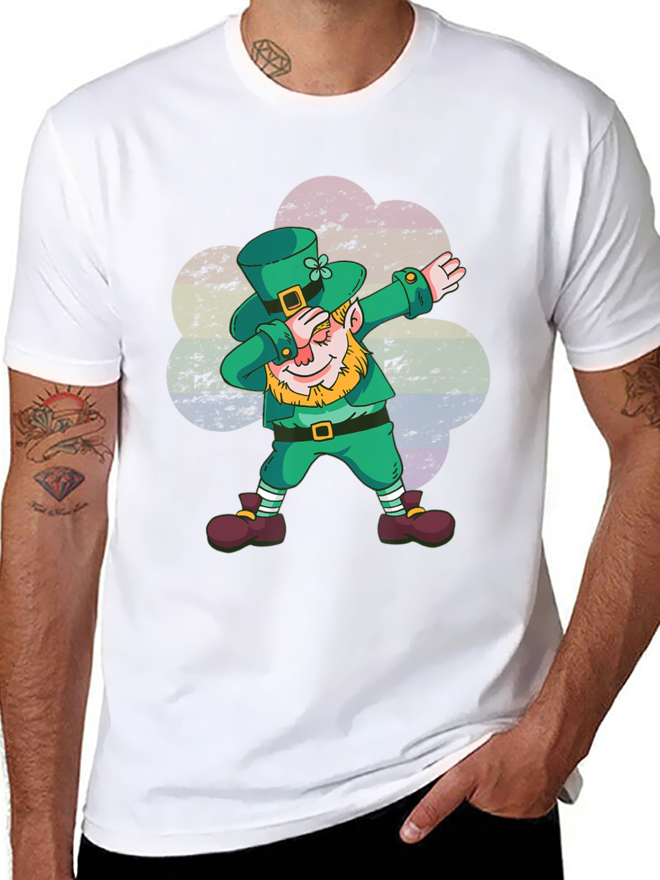 Dabbing Leprechaun St. Patricks Day T-Shirt