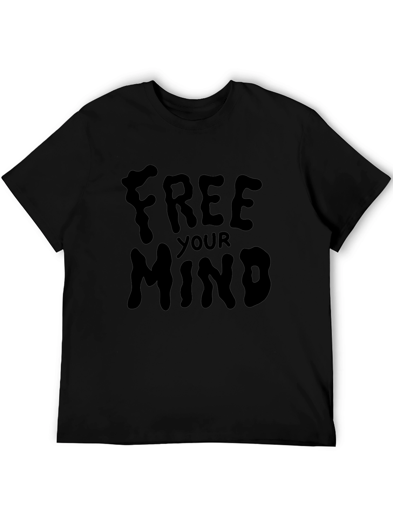 Free Your Mind Black Graphic Tee