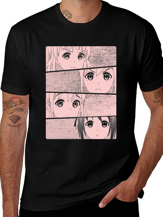 Anime Girls T-Shirt - Manga Style Graphic Tee
