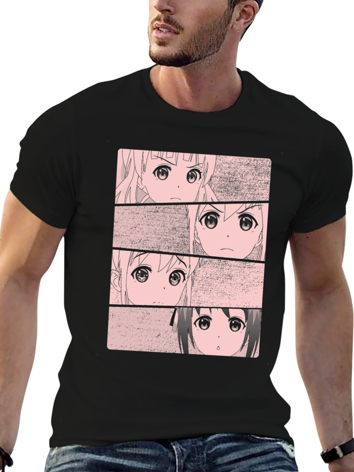 Anime Girls T-Shirt - Manga Style Graphic Tee