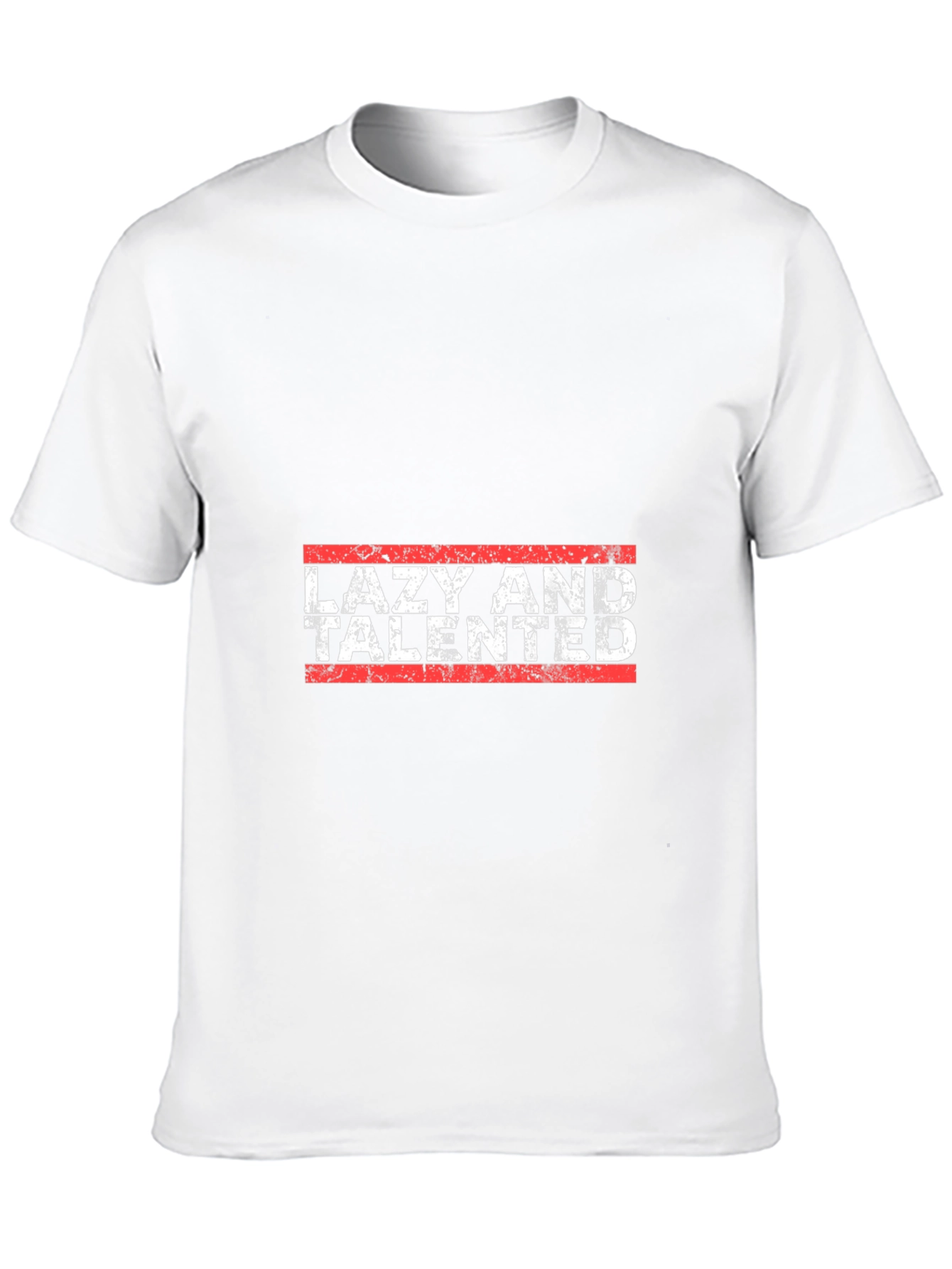 Lazy and Talented Black Graphic T-Shirt