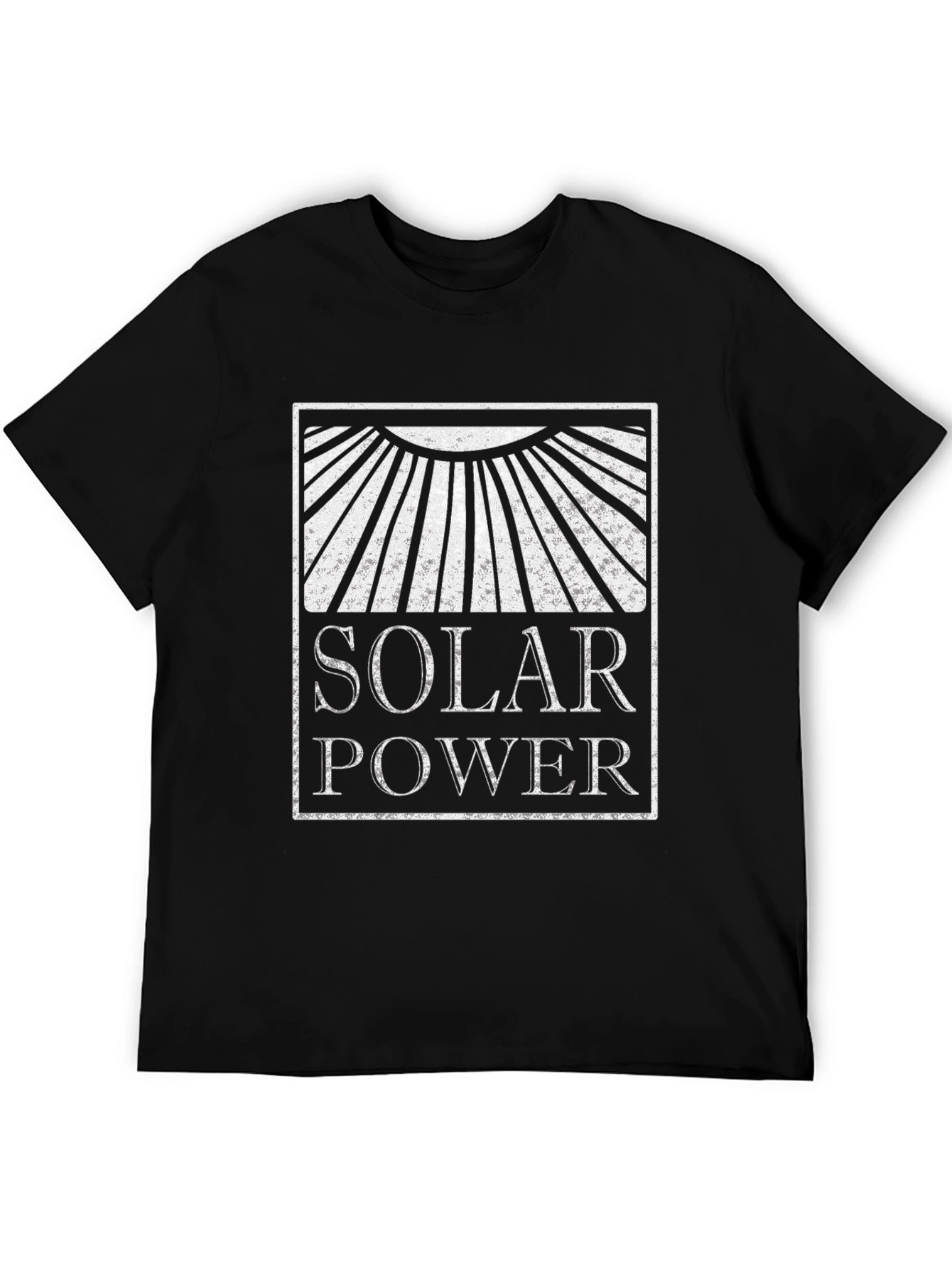 Solar Power Graphic Tee - Sustainable Energy T-Shirt