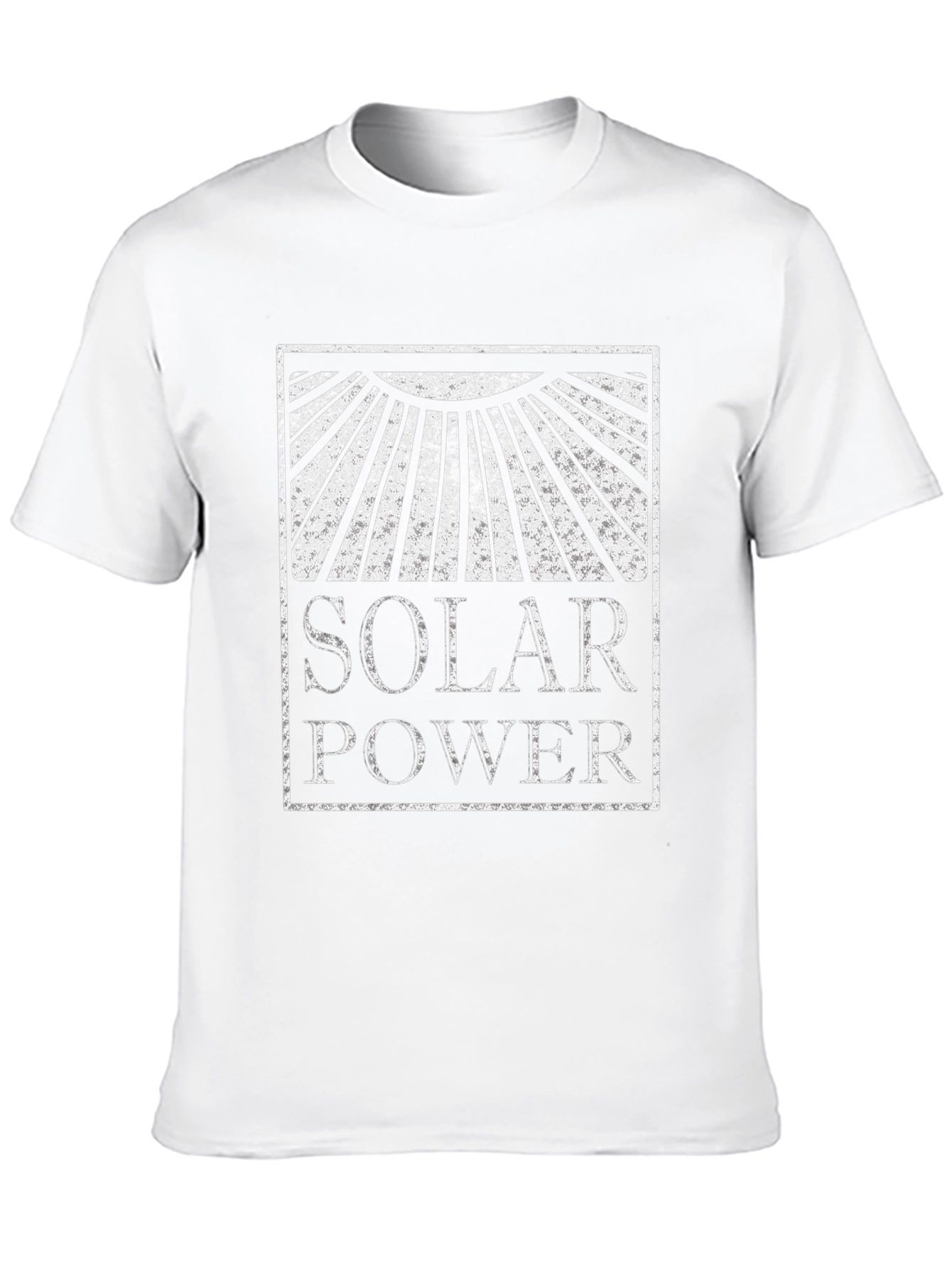 Solar Power Graphic Tee - Sustainable Energy T-Shirt