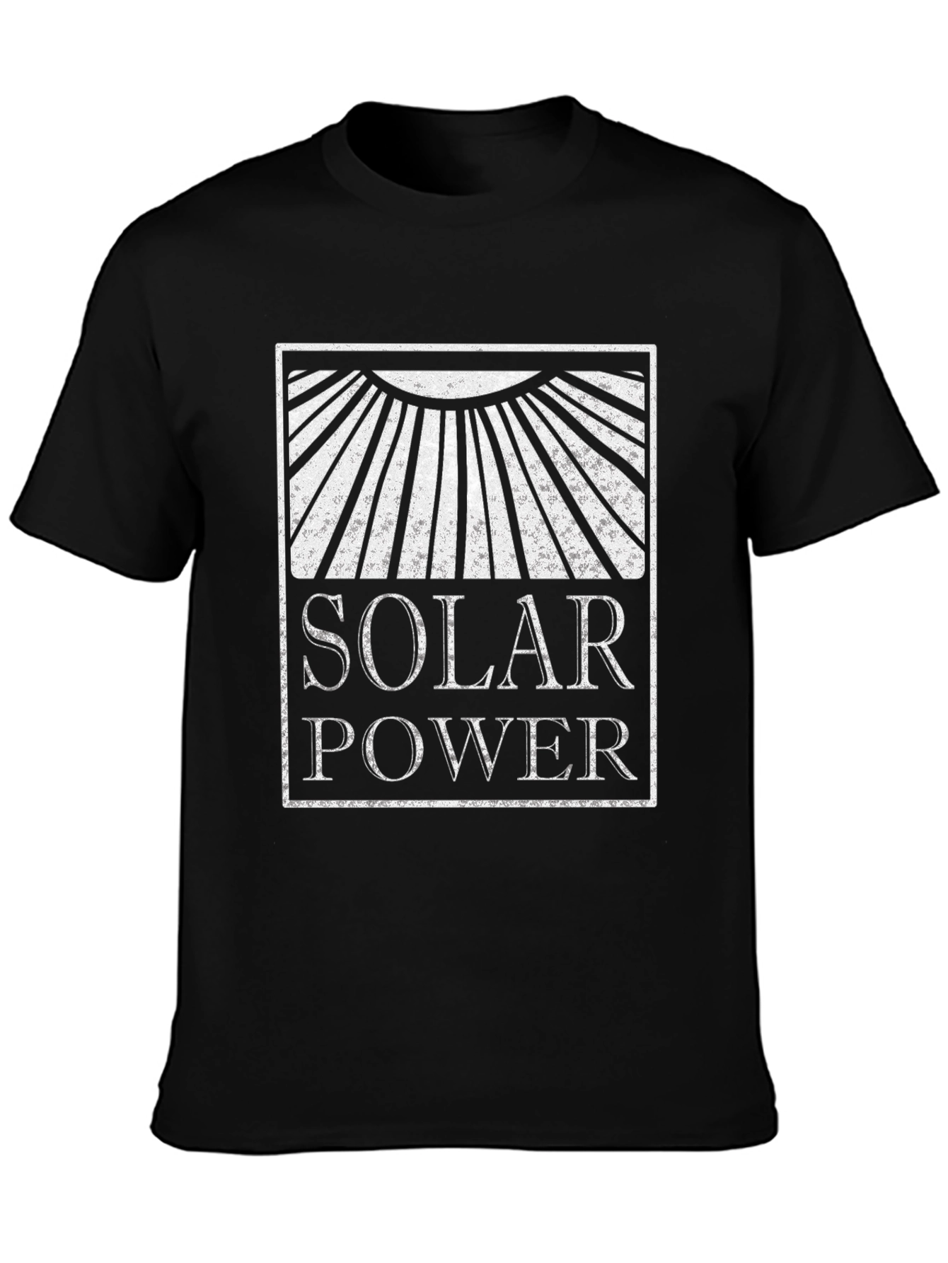 Solar Power Graphic Tee - Sustainable Energy T-Shirt