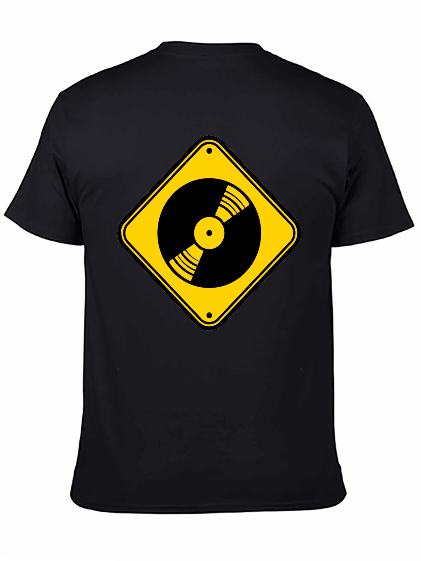 Warning Vinyl Record T-Shirt