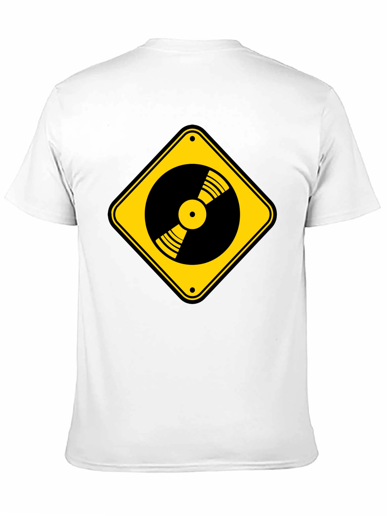 Warning Vinyl Record T-Shirt