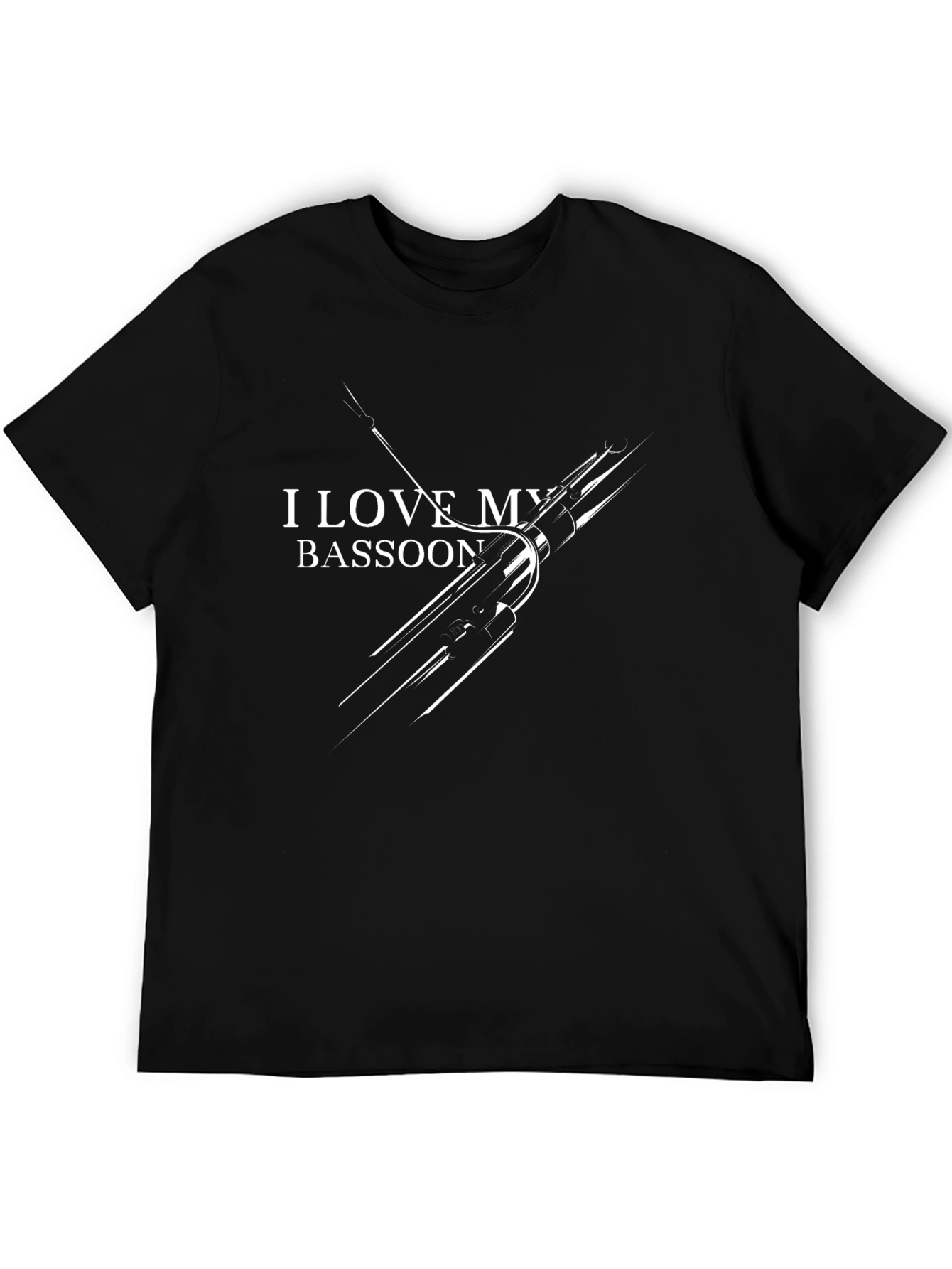 I Love My Bassoon Graphic Tee - Musicians T-Shirt