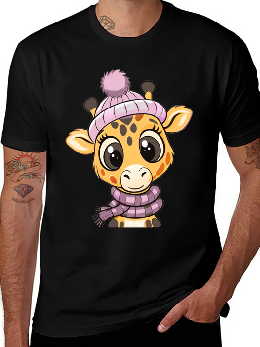 Cute Giraffe T-Shirt - Winter Ready