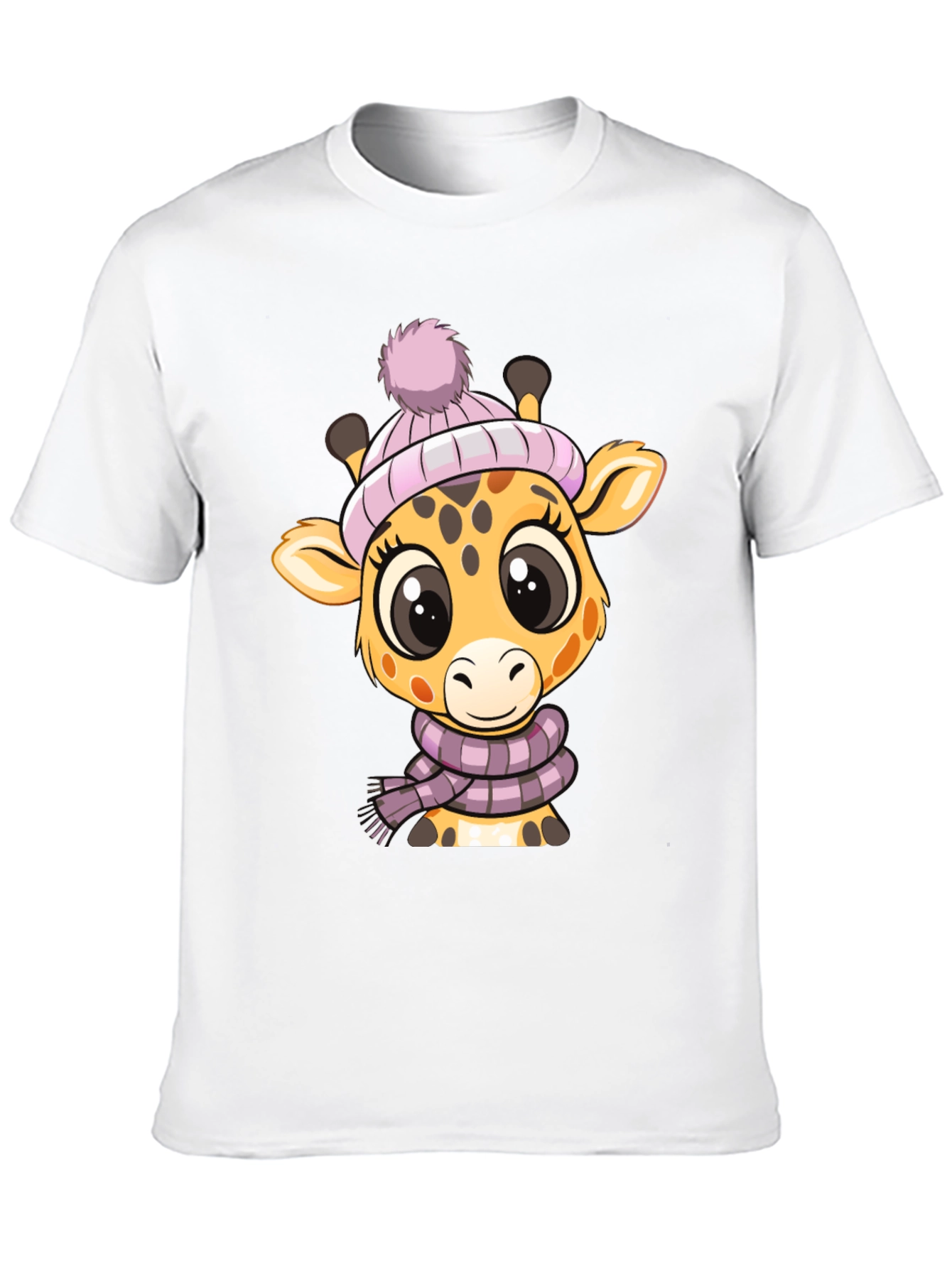Cute Giraffe T-Shirt - Winter Ready