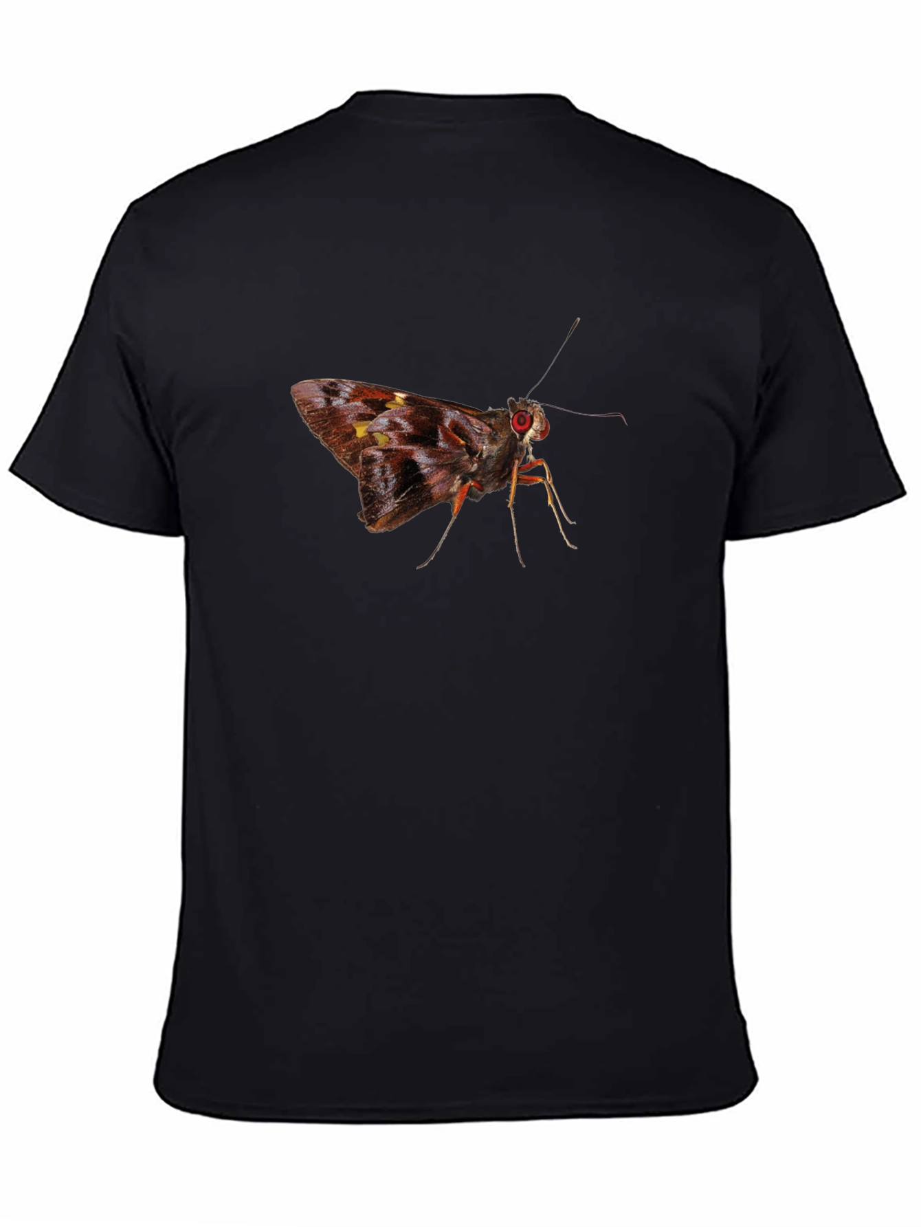 Butterfly Graphic Tee - Nature Lovers Black T-Shirt