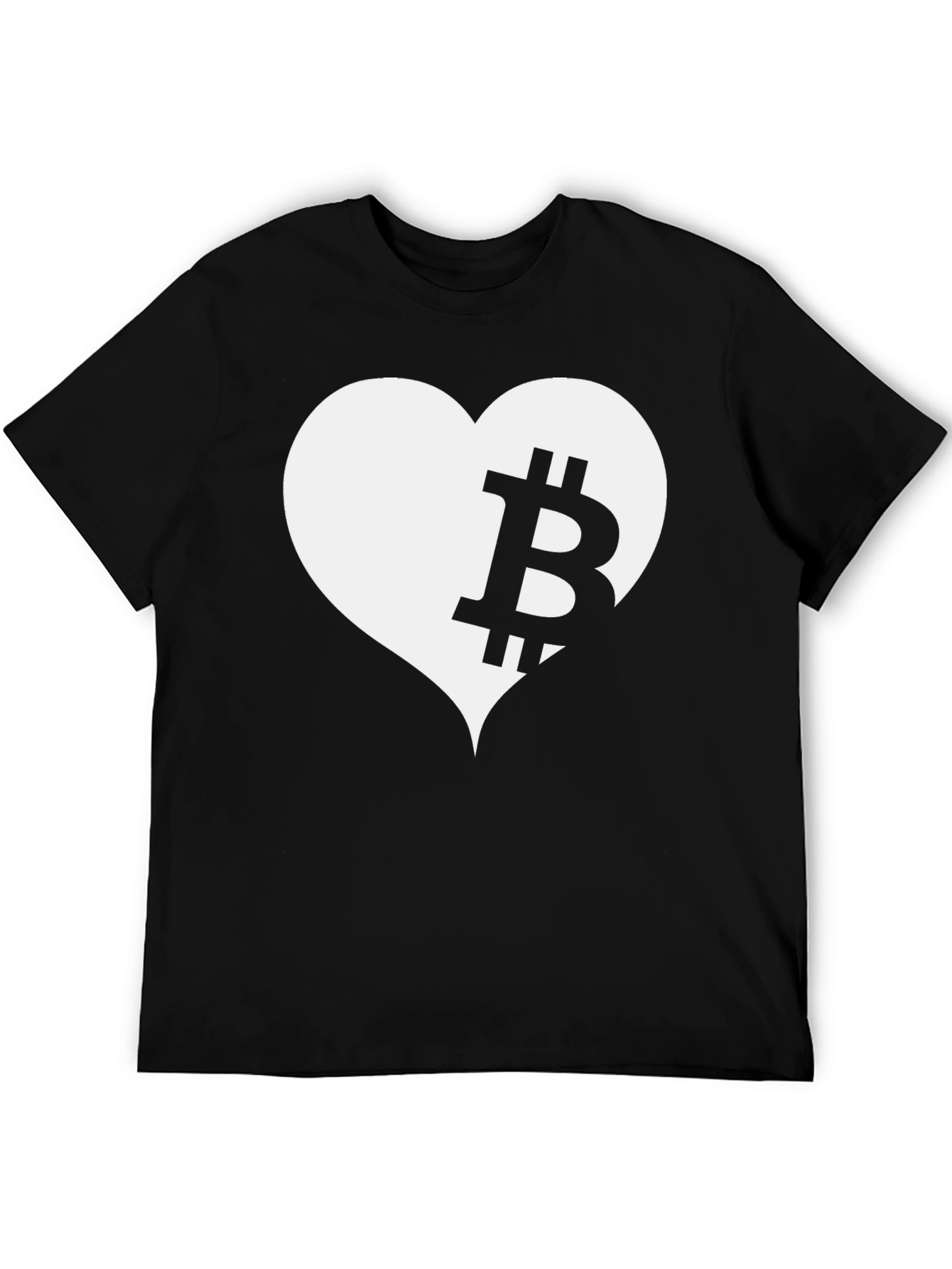 Bitcoin Heart T-Shirt - Crypto Lover Tee