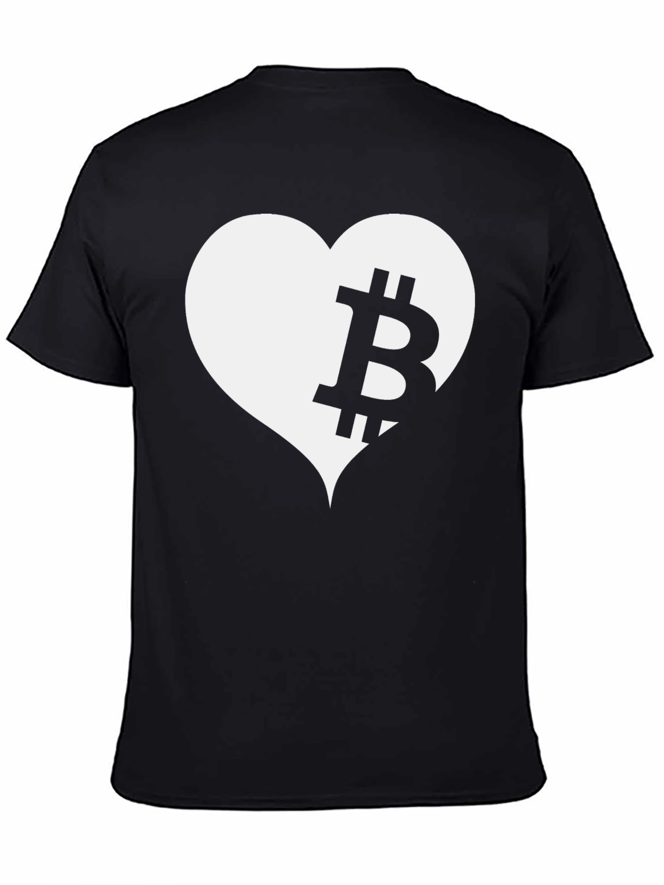 Bitcoin Heart T-Shirt - Crypto Lover Tee