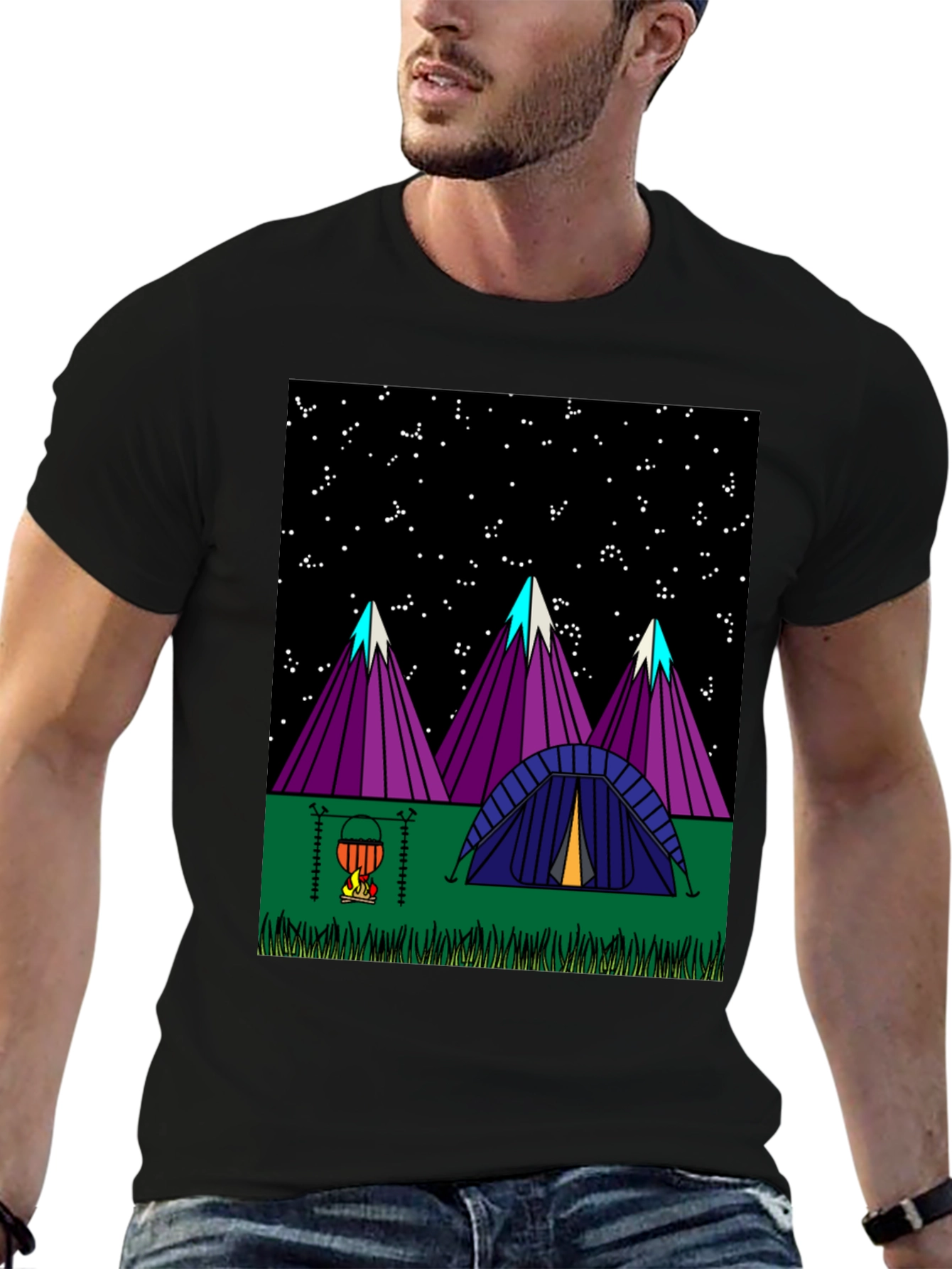 Camping Adventure Graphic Tee
