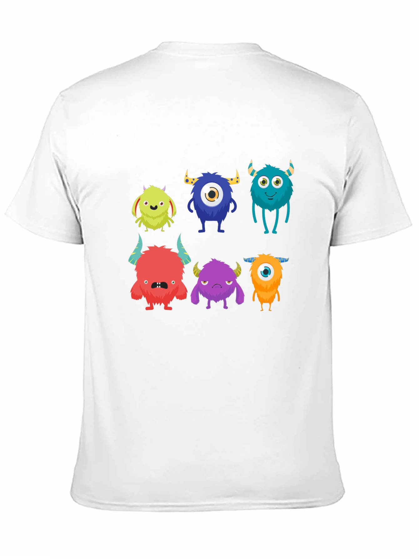 Monster Graphic Tee - Black Cotton T-Shirt