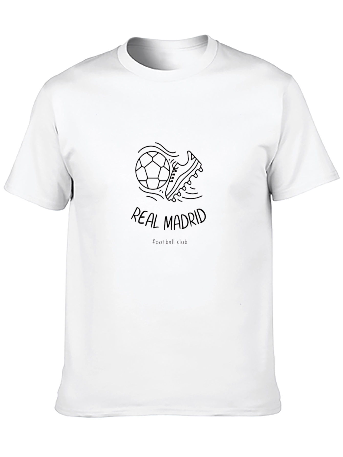 Real Madrid Soccer T-Shirt - Black