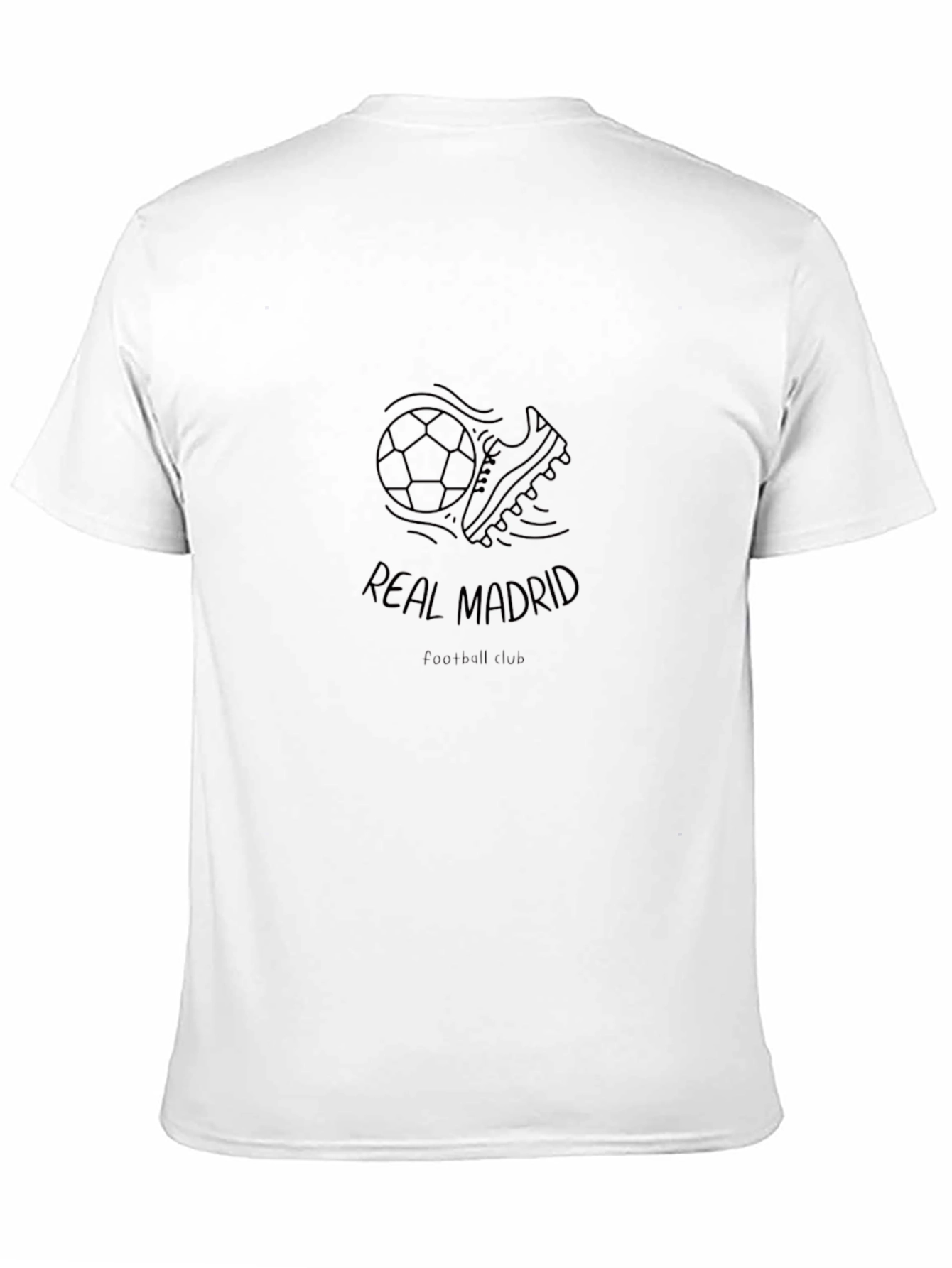 Real Madrid Soccer T-Shirt - Black