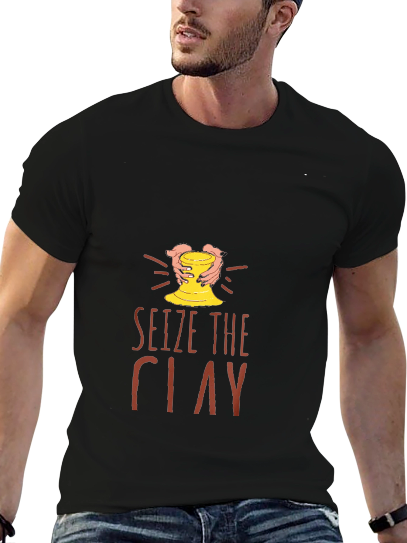 Seize the Clay Graphic T-Shirt - Pottery Lover Gift