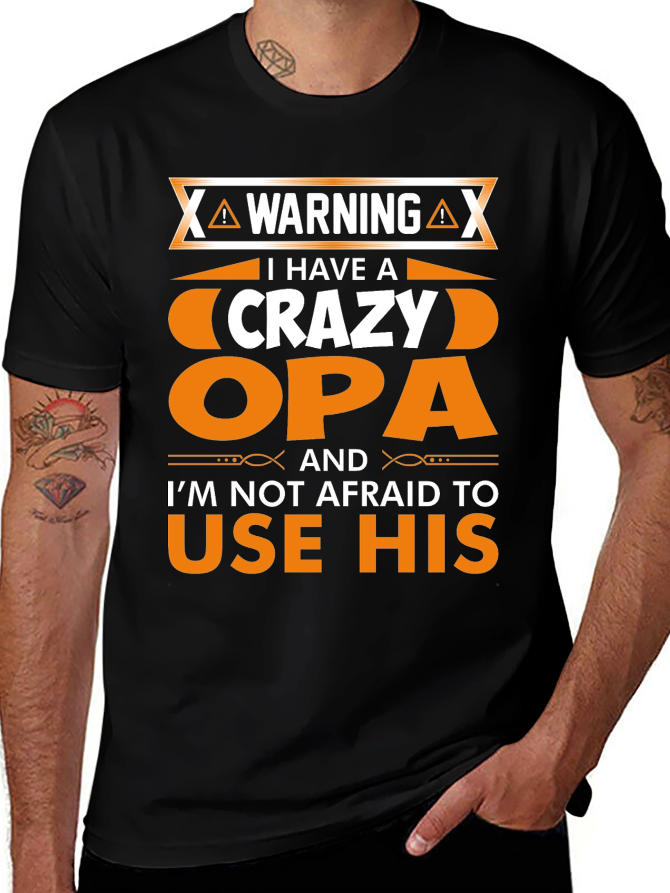 Crazy Opa T-Shirt - Funny Grandfather Gift