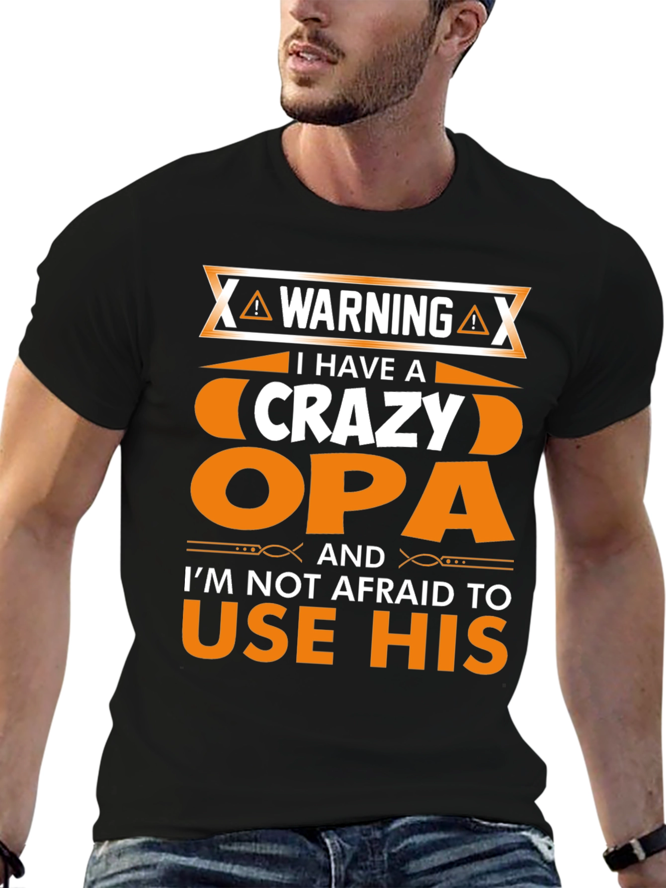 Crazy Opa T-Shirt - Funny Grandfather Gift