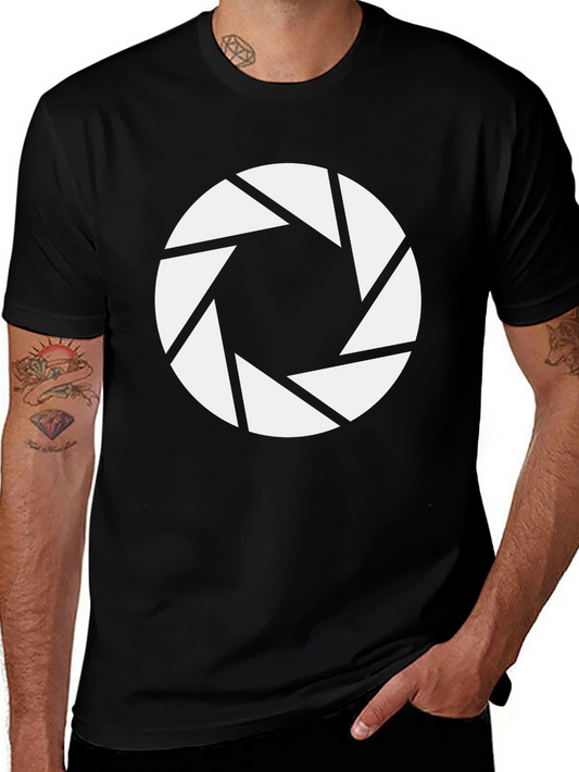 Aperture Iris Graphic Tee - Black Short Sleeve