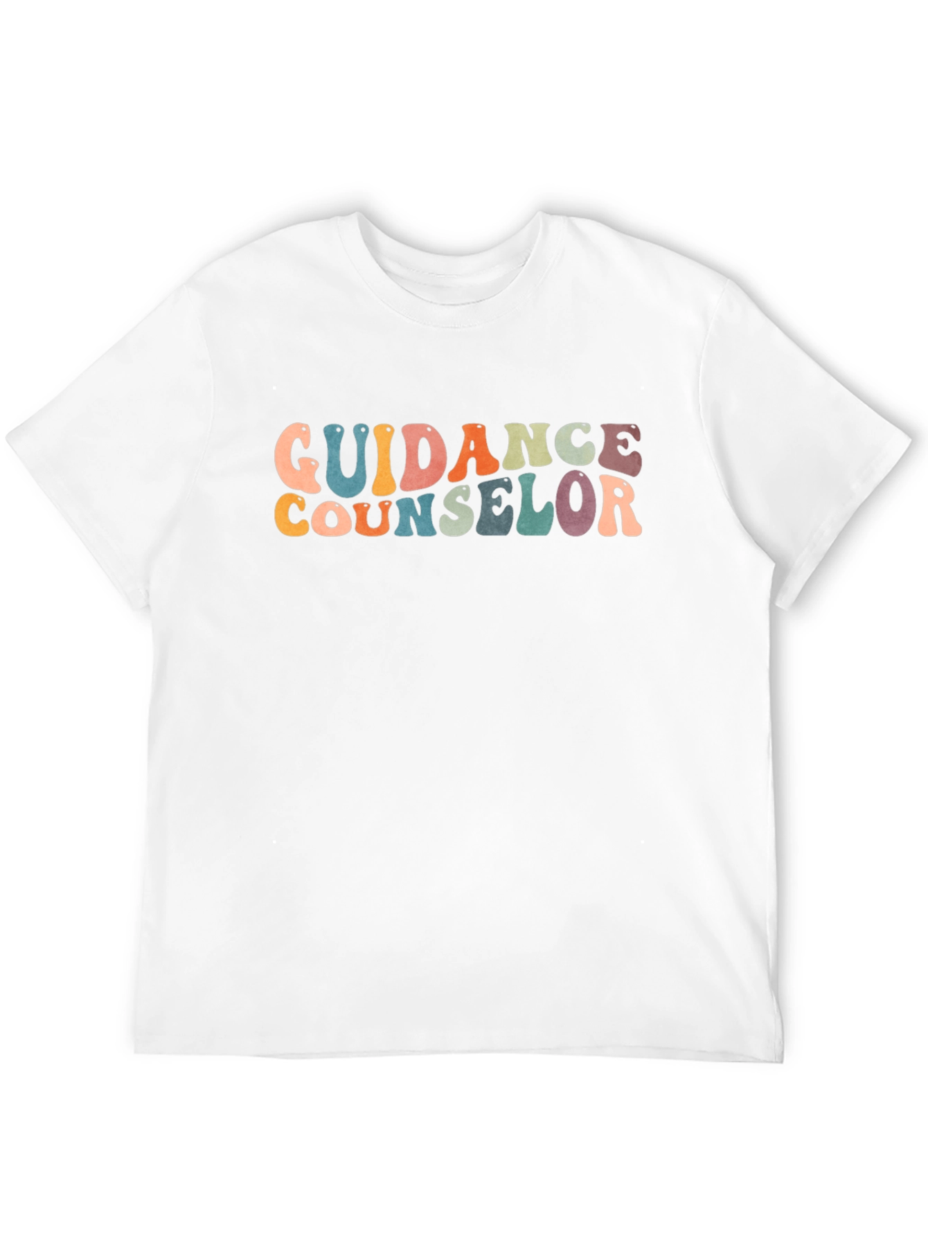 Guidance Counselor Retro Style Black T-Shirt