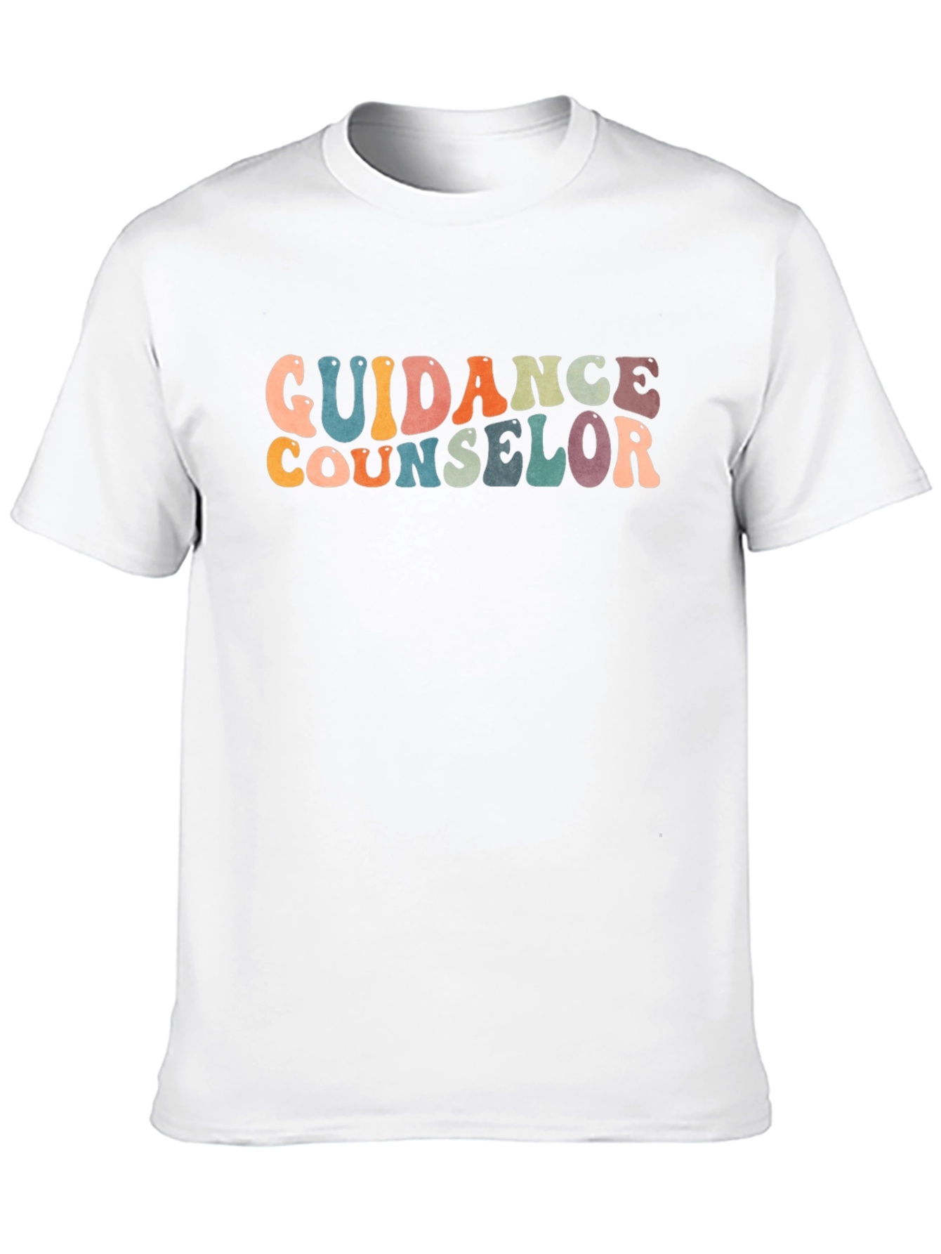 Guidance Counselor Retro Style Black T-Shirt