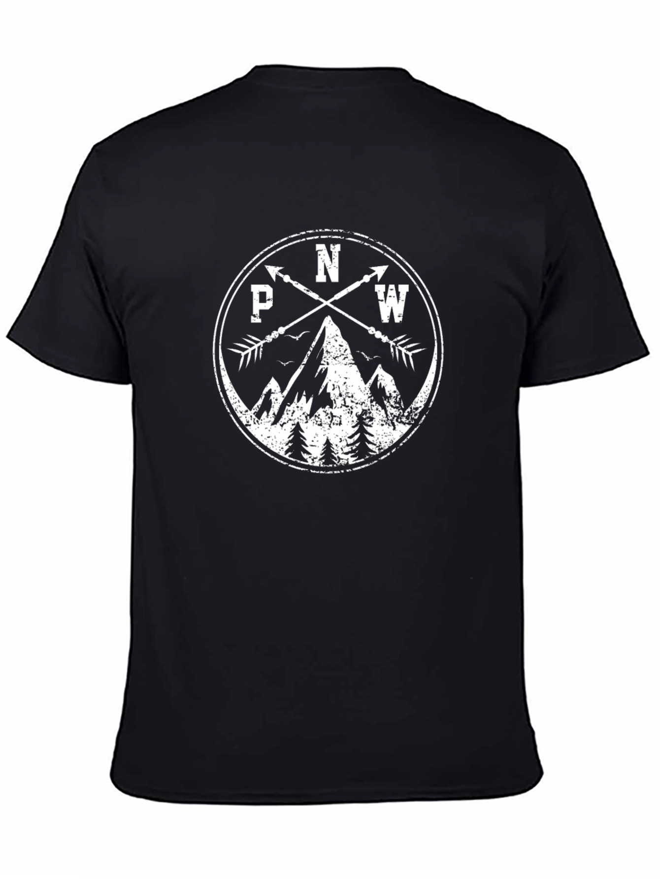 PNW Mountain Arrow T-Shirt - Black