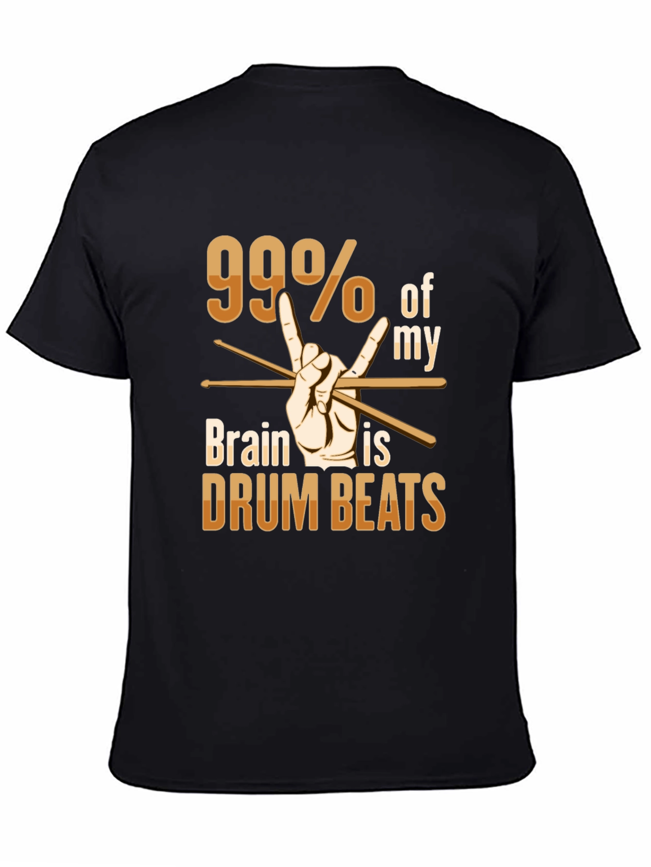 99% Drum Beats T-Shirt - Rock Music Tee