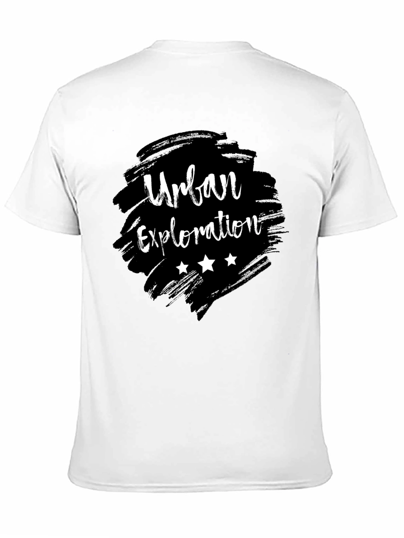 Urban Exploration Black Graphic Tee