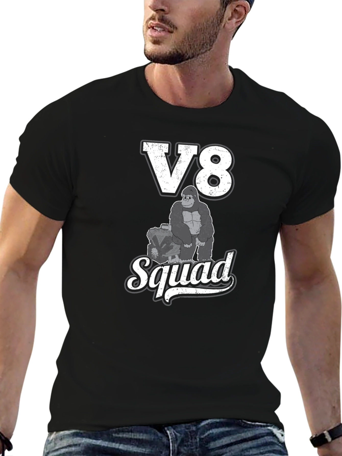 V8 Squad Gorilla Graphic T-Shirt