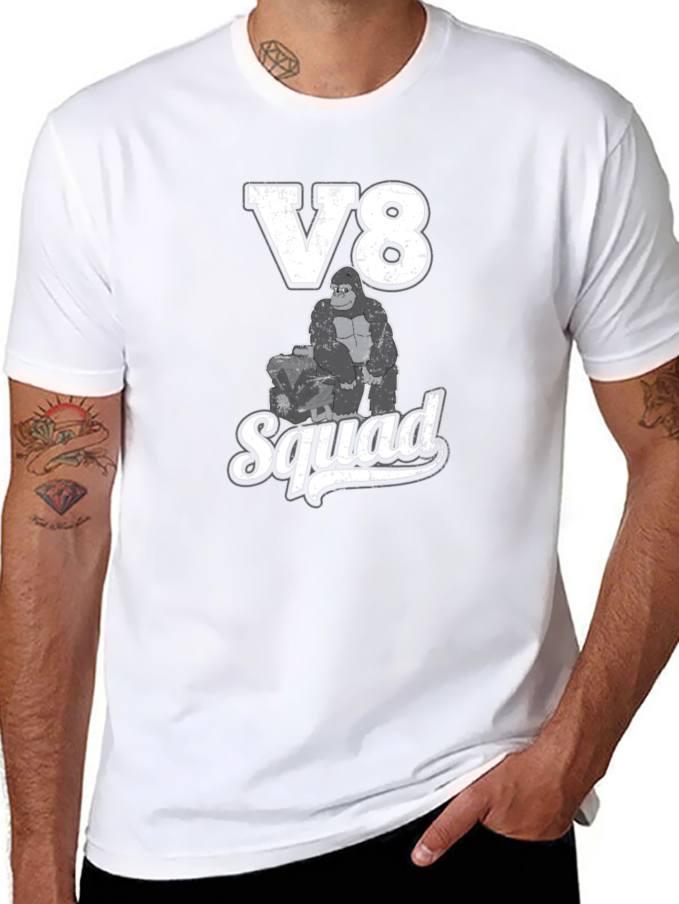 V8 Squad Gorilla Graphic T-Shirt