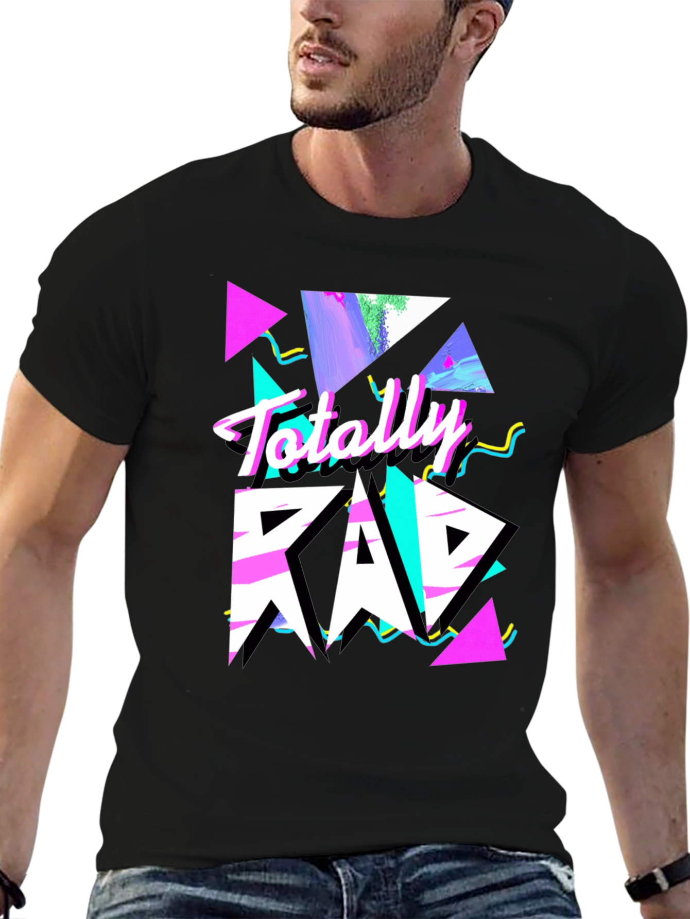 Totally Rad Graphic Tee - Retro 80s Style
