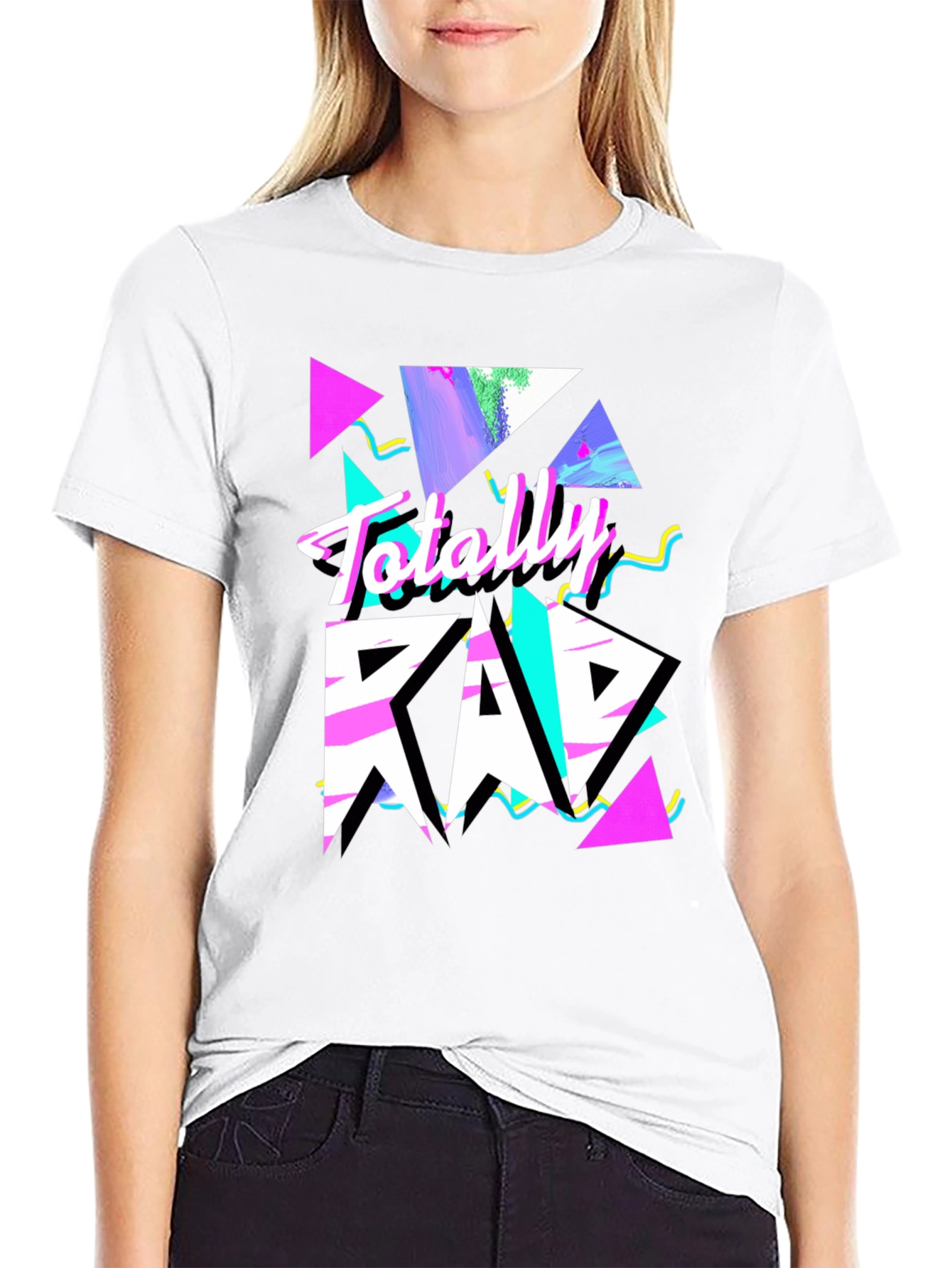 Totally Rad Graphic Tee - Retro 80s Style