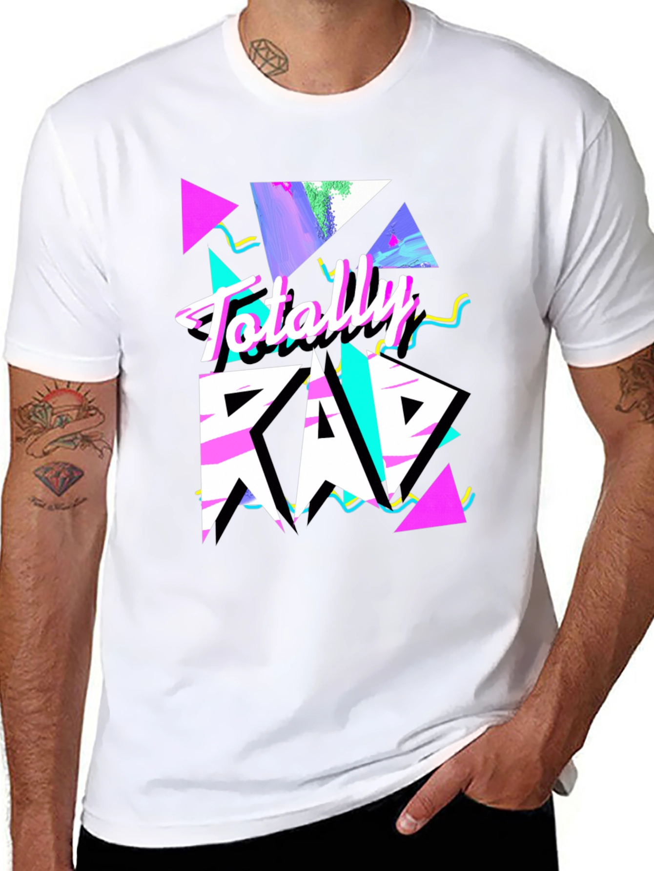 Totally Rad Graphic Tee - Retro 80s Style