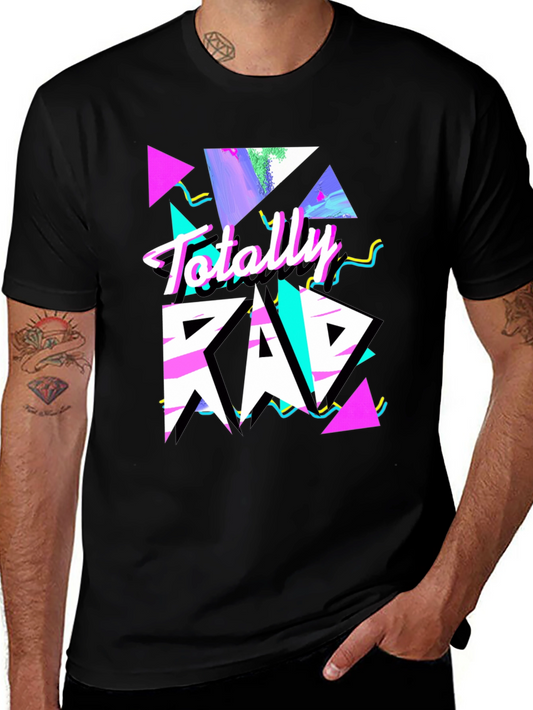 Totally Rad Graphic Tee - Retro 80s Style