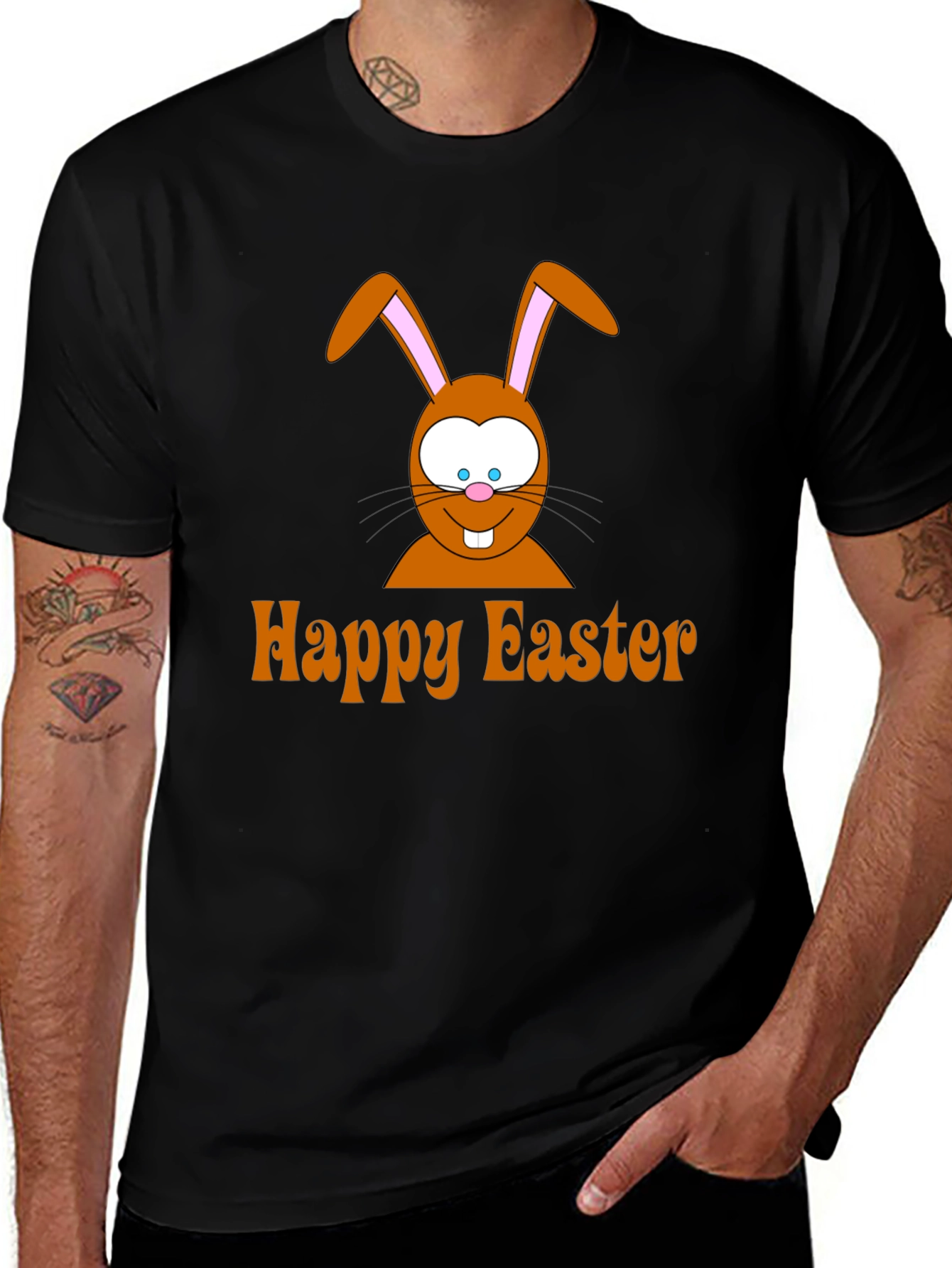Happy Easter Bunny Graphic T-Shirt
