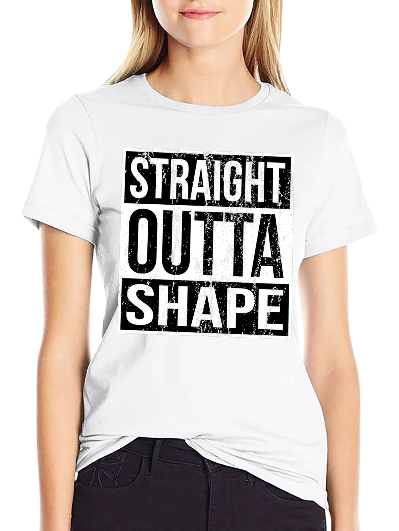 Straight Outta Shape Graphic T-Shirt