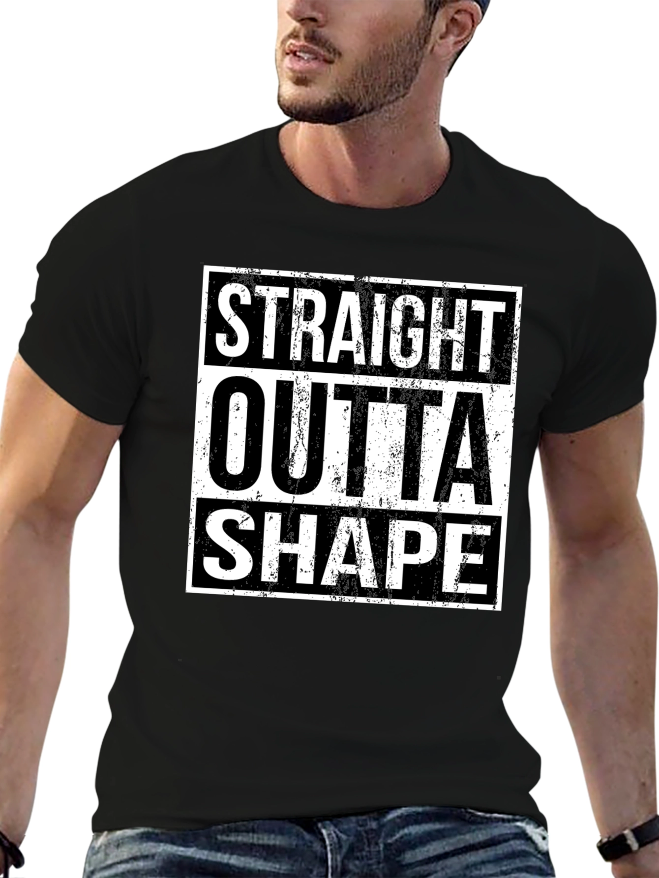 Straight Outta Shape Graphic T-Shirt