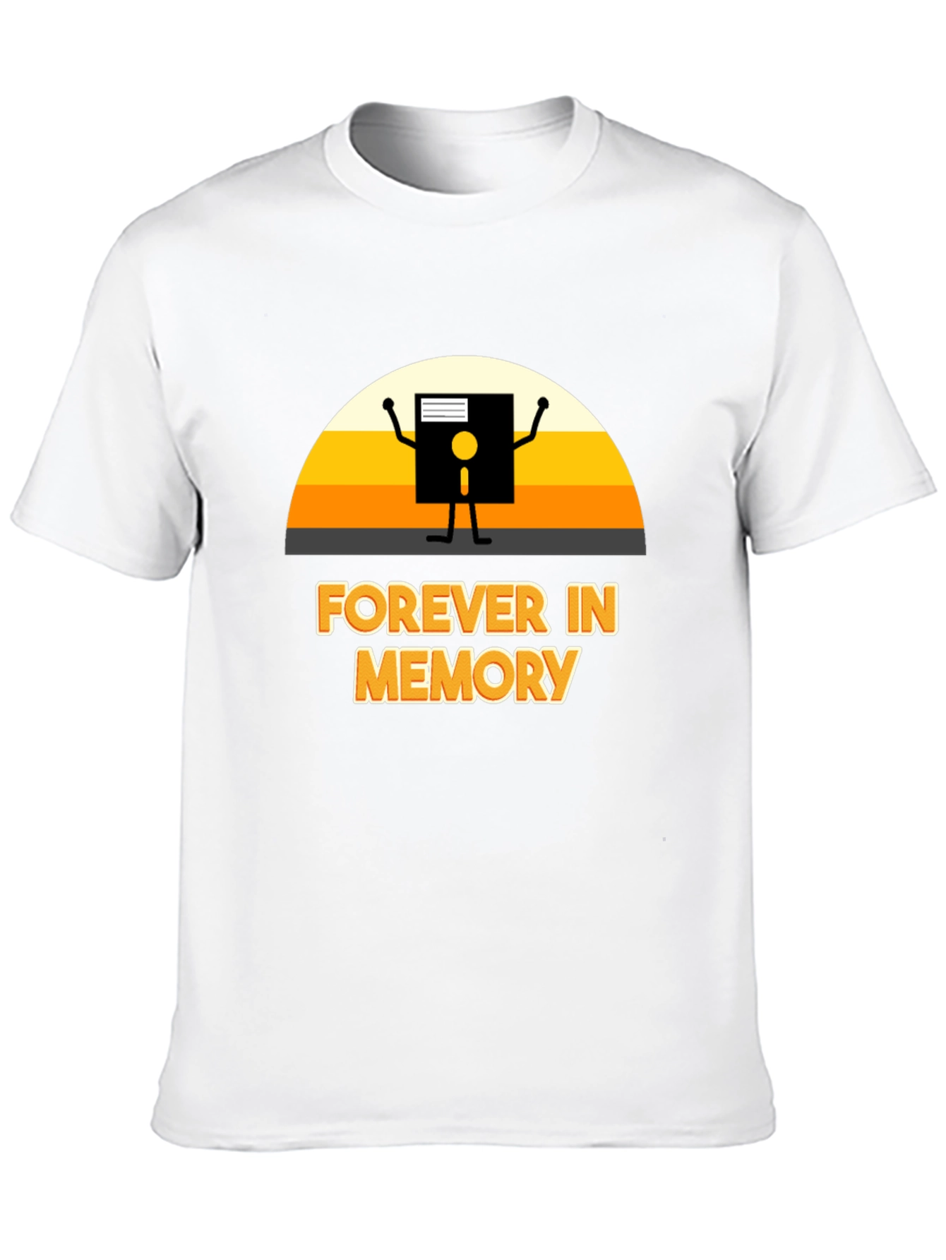 Forever in Memory Floppy Disk Graphic Tee