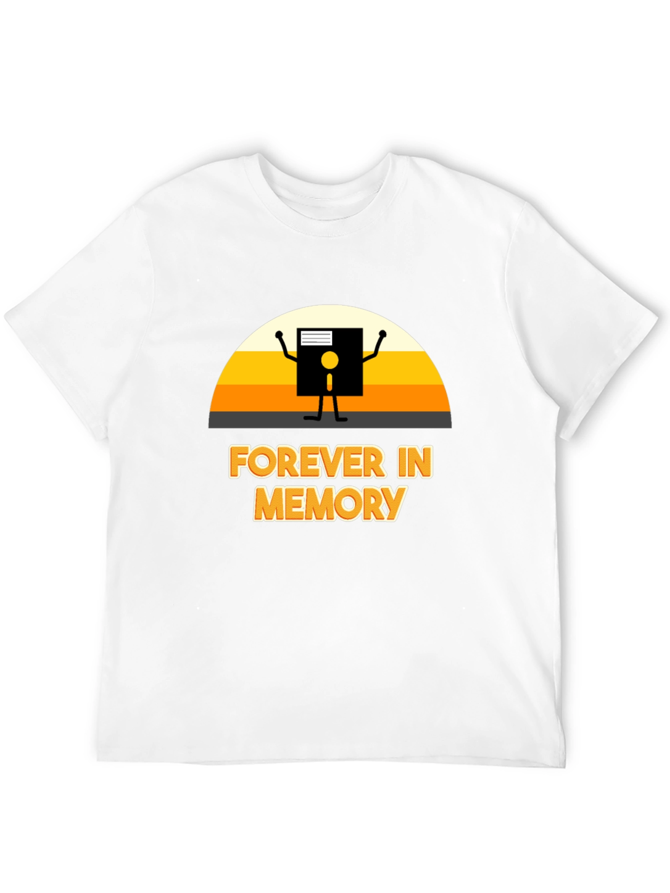 Forever in Memory Floppy Disk Graphic Tee