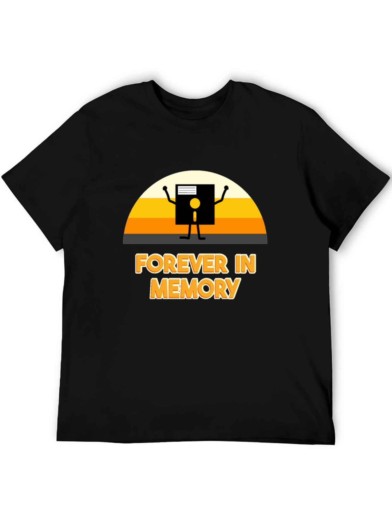 Forever in Memory Floppy Disk Graphic Tee