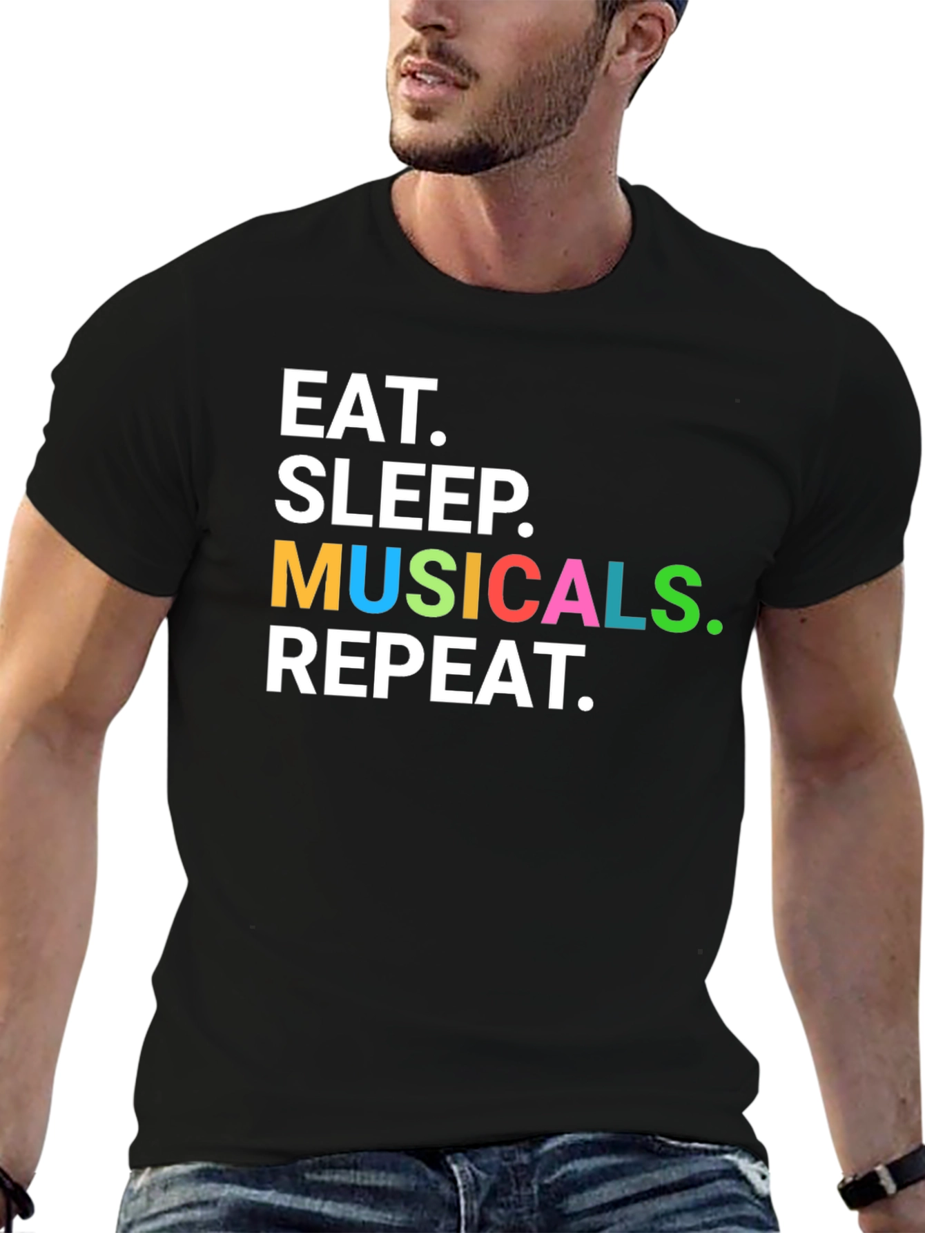 Eat Sleep Musicals Repeat T-Shirt