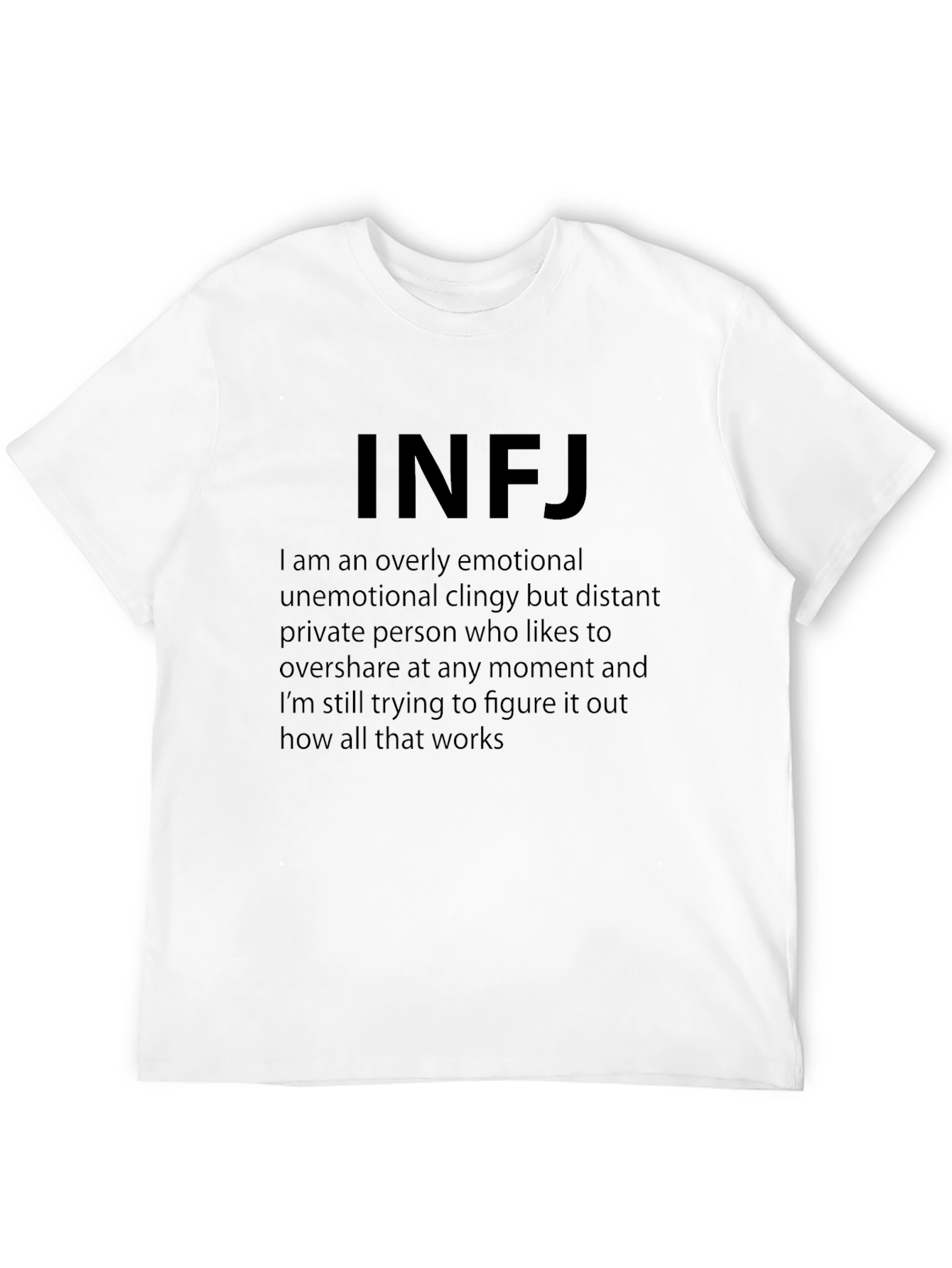 INFJ Personality Black T-Shirt