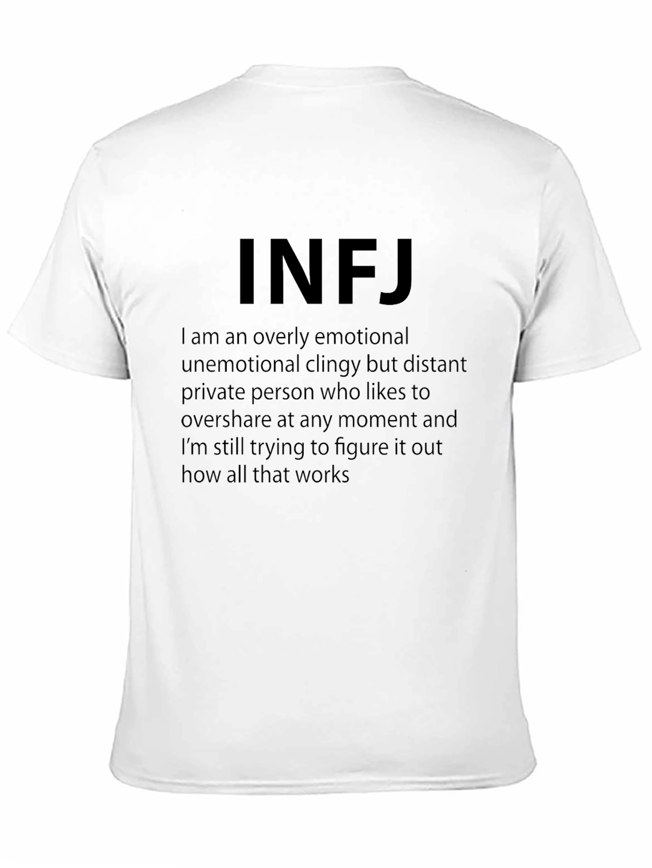 INFJ Personality Black T-Shirt