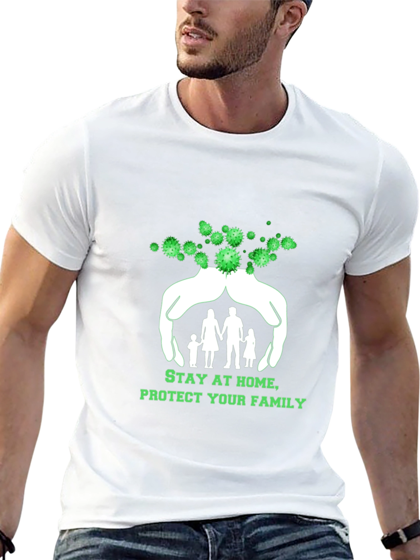 Stay Home Protect Family T-Shirt