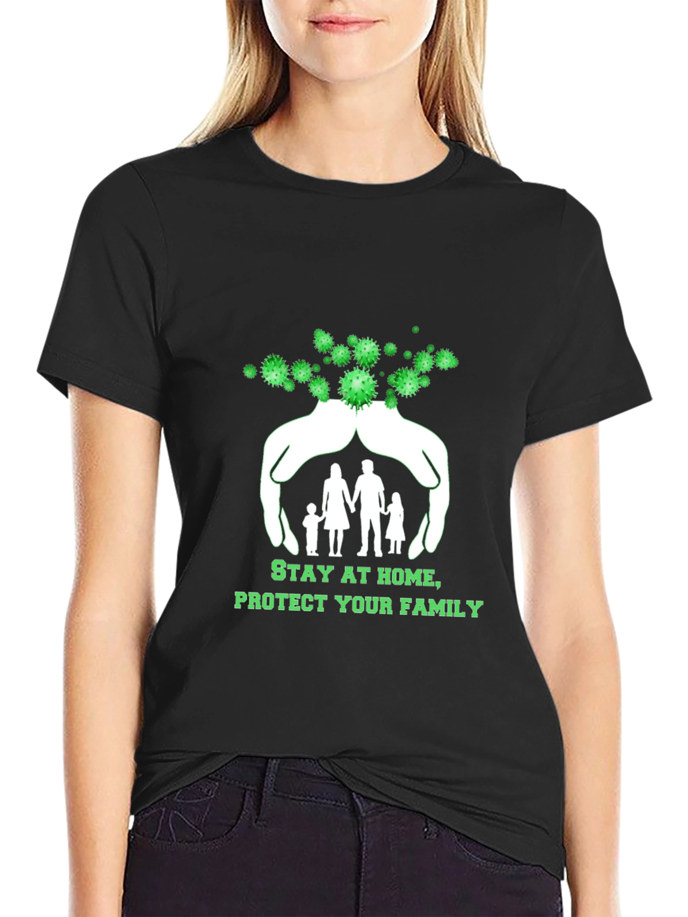 Stay Home Protect Family T-Shirt